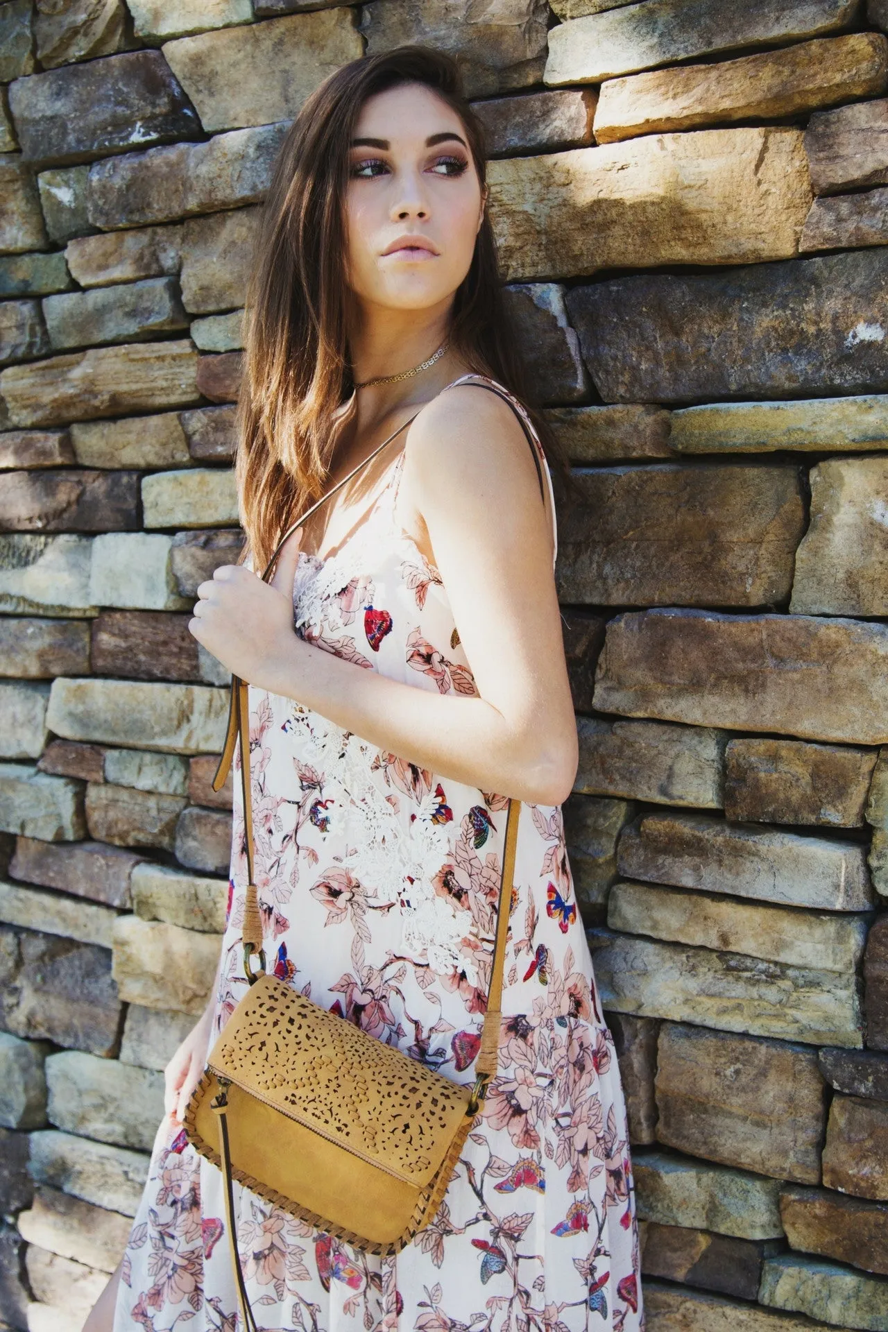 Amarillo Crossbody in Saddle