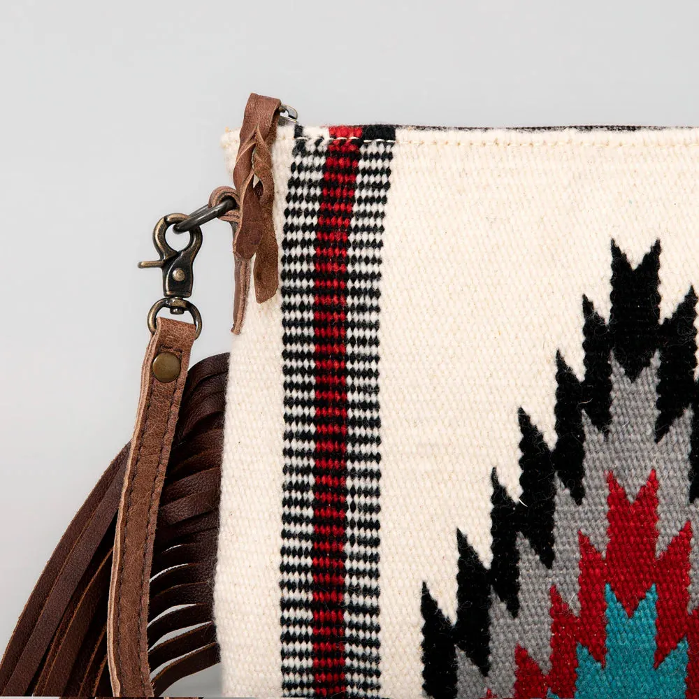 Copan Lake Western Leather Crossbody Purse