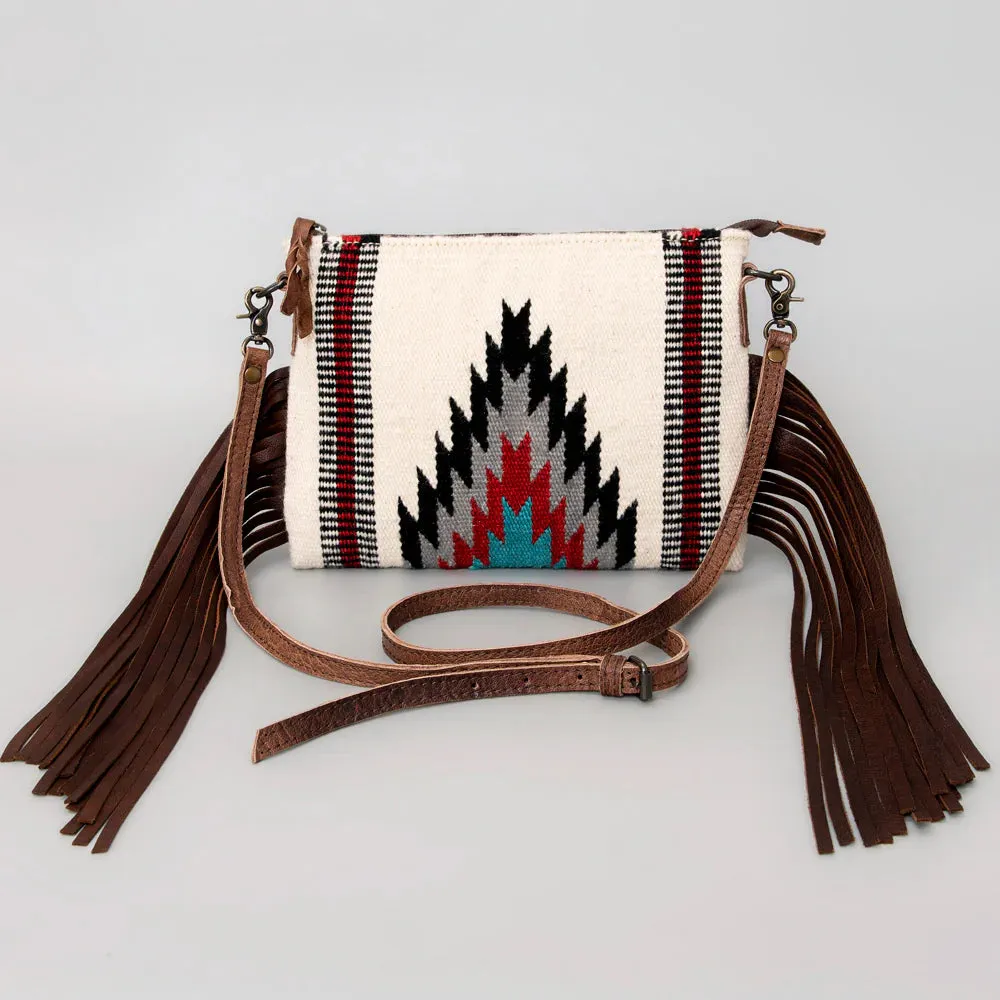 Copan Lake Western Leather Crossbody Purse