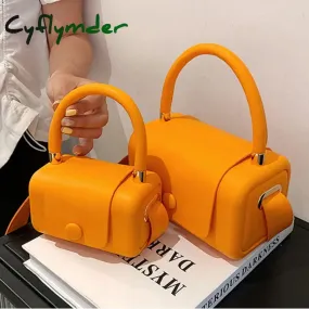 Cyflymder Fashion Women Saddle Luxury Designer Bags Mini Leather Handbags and Purses Chic Shoulder Pouch Spring New