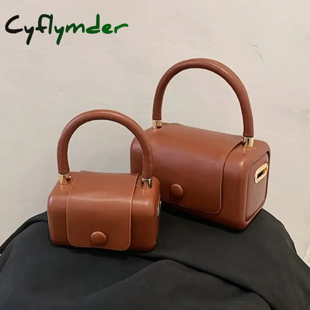 Cyflymder Fashion Women Saddle Luxury Designer Bags Mini Leather Handbags and Purses Chic Shoulder Pouch Spring New