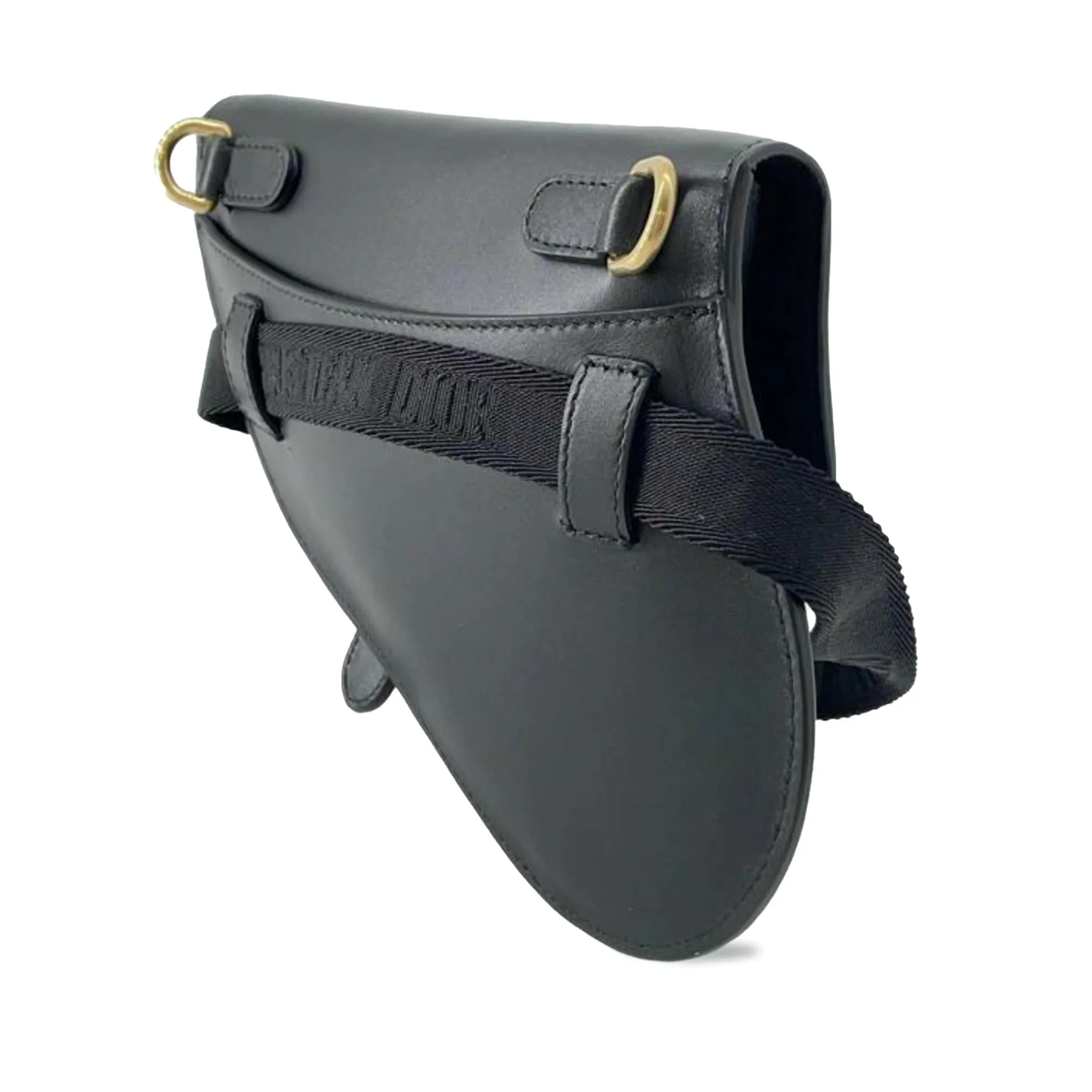Dior Leather Saddle Belt Bag (SHG-pmxLiv)