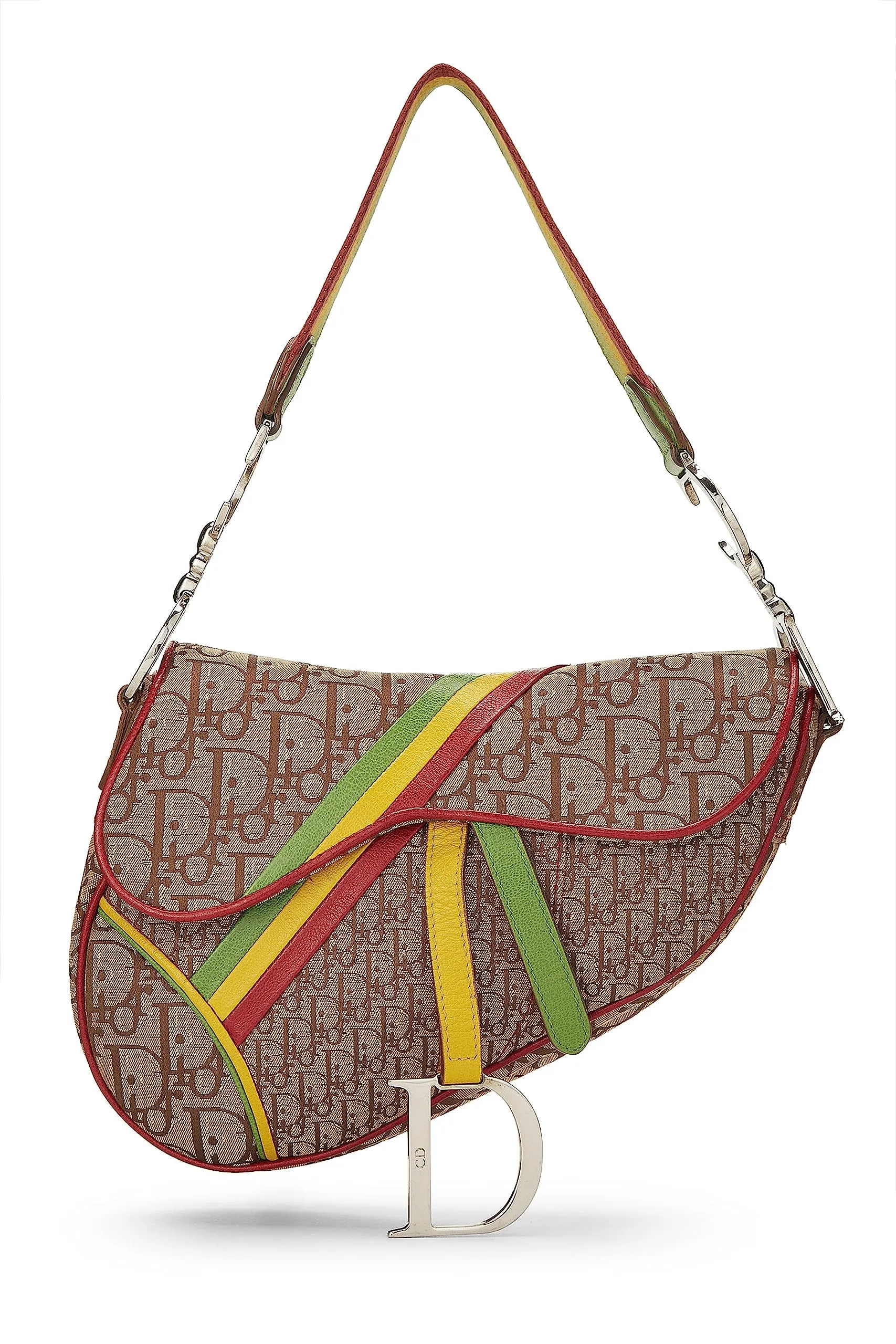 Dior,  Rasta Trotter Saddle Bag, Multi