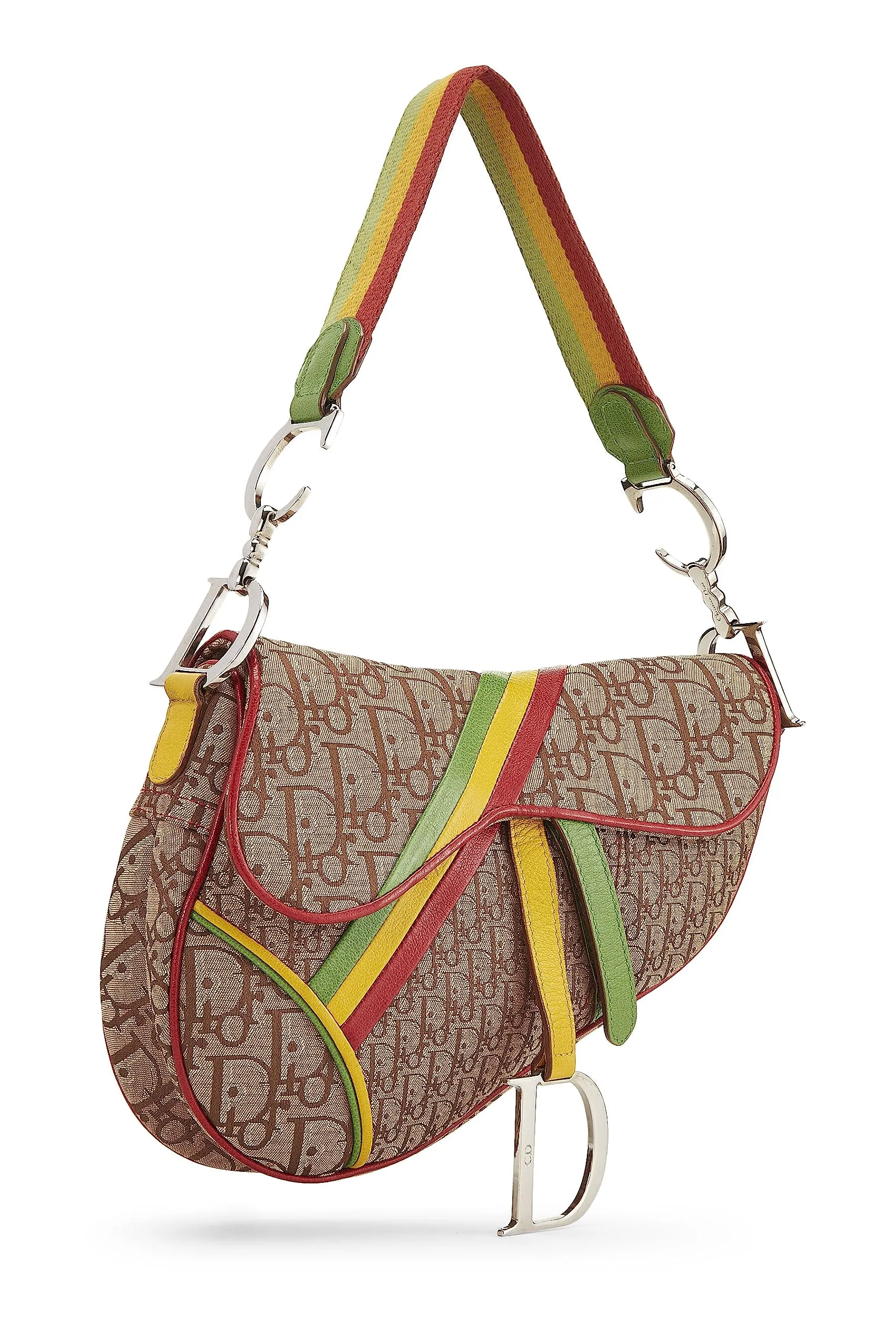 Dior,  Rasta Trotter Saddle Bag, Multi