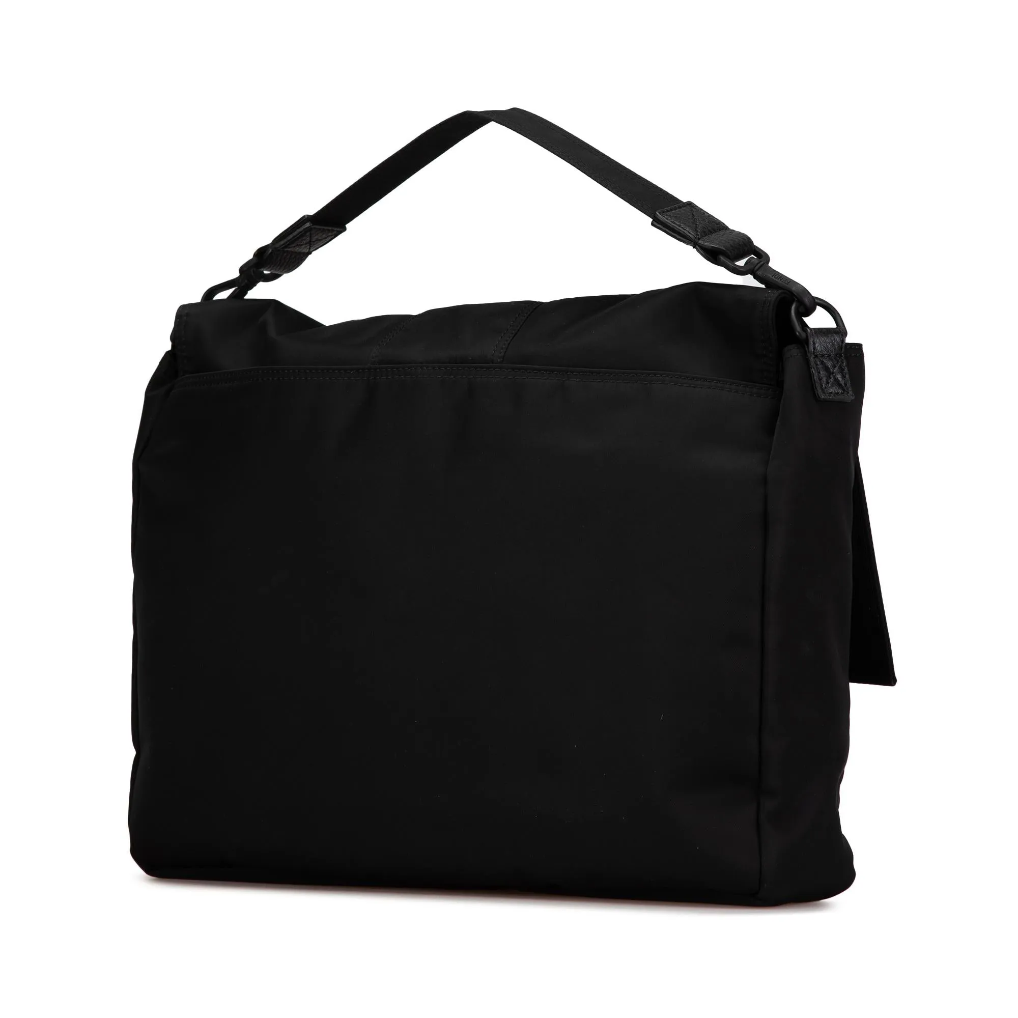 Fendi Nylon Baguette Messenger Bag