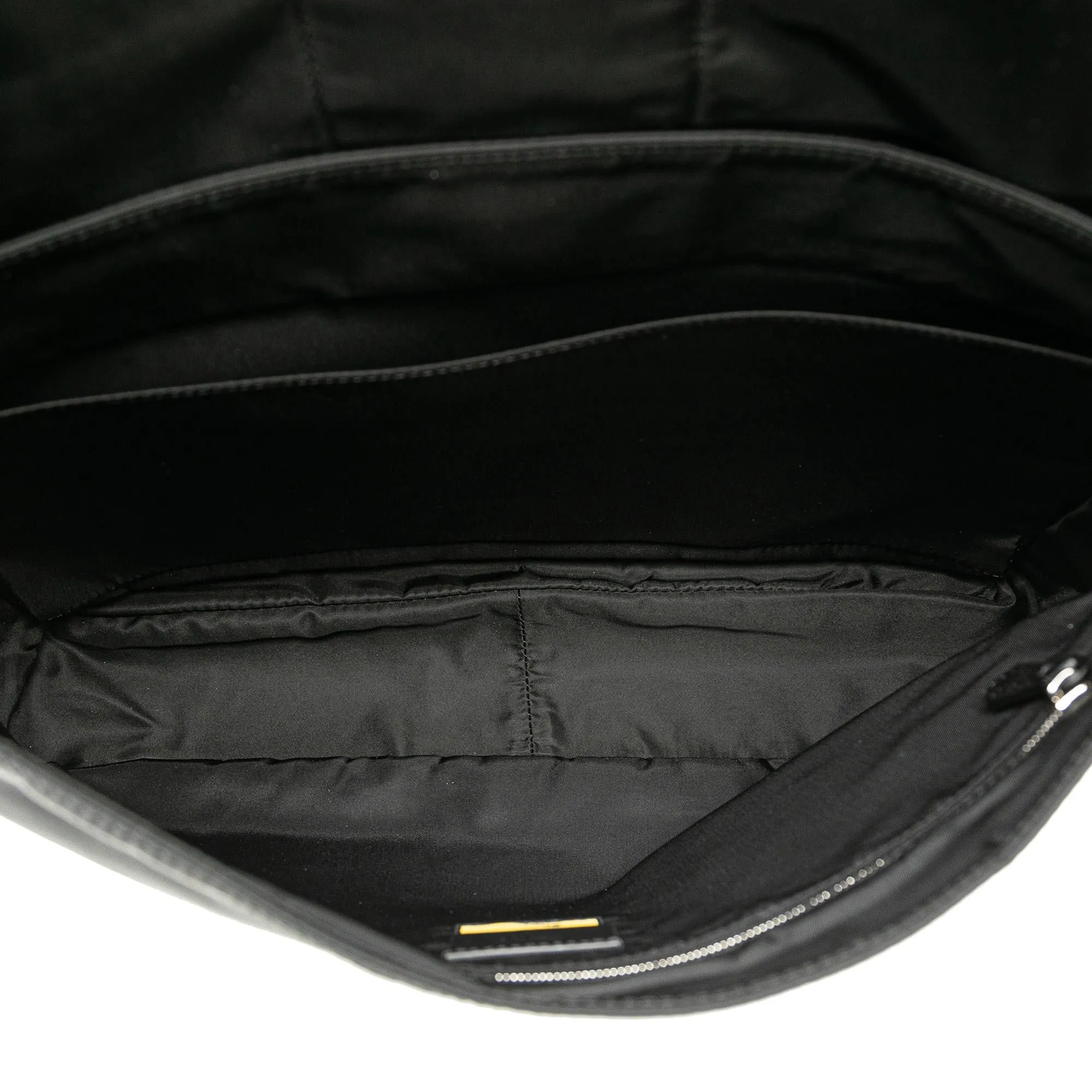 Fendi Nylon Baguette Messenger Bag