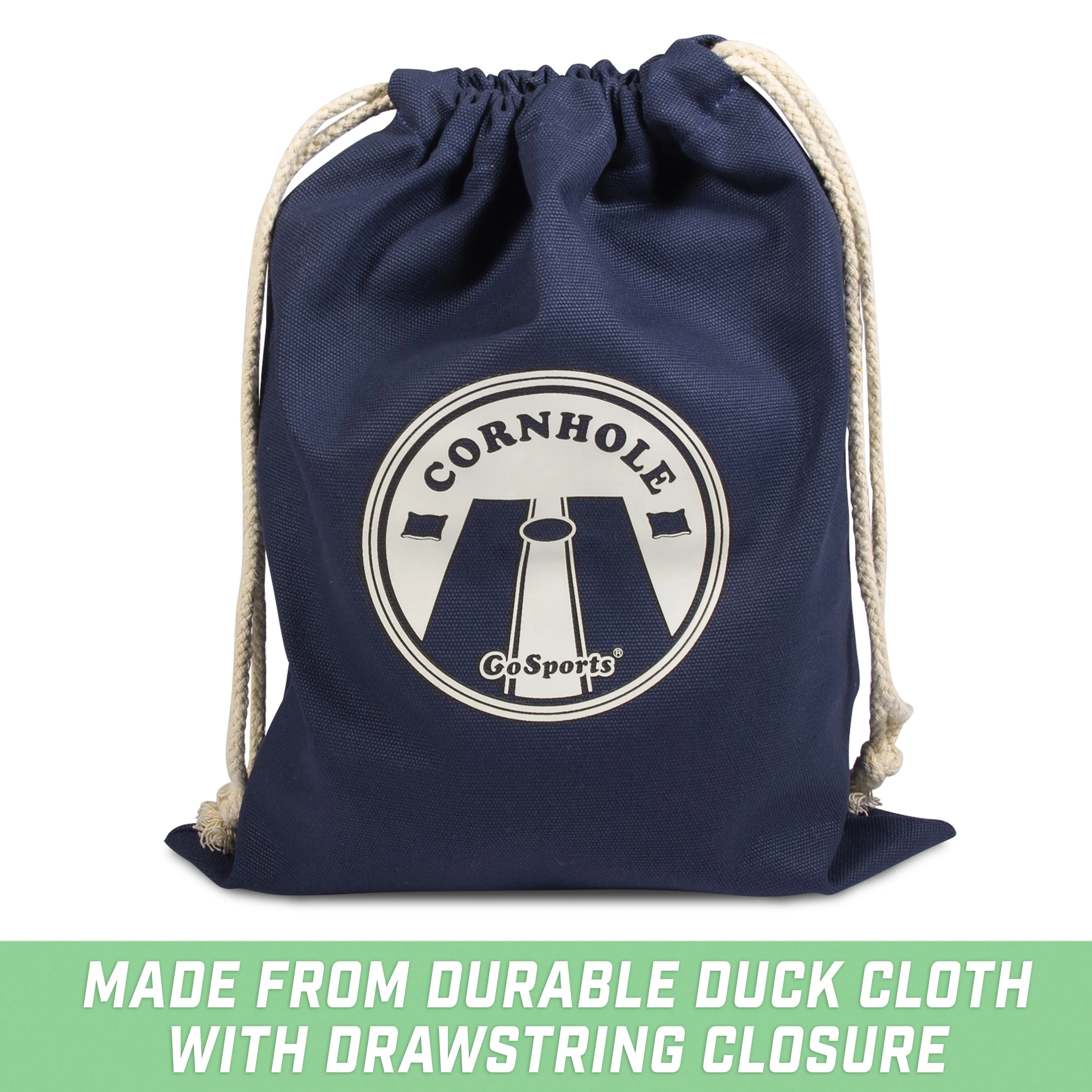 GoSports Cornhole Bean Bag Tote Carry Case - Navy