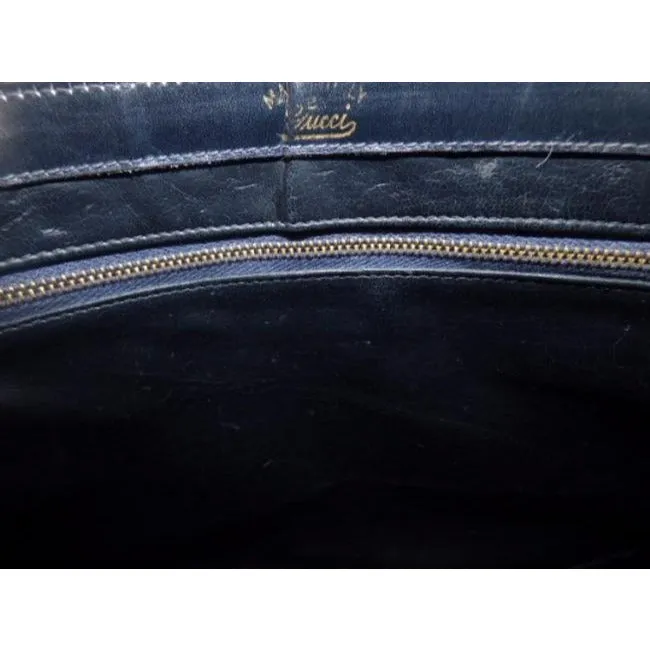 Gucci Vintage Pursesdesigner Purses Browns And Black Square G Logo Print Leathersuede Hobo Bag