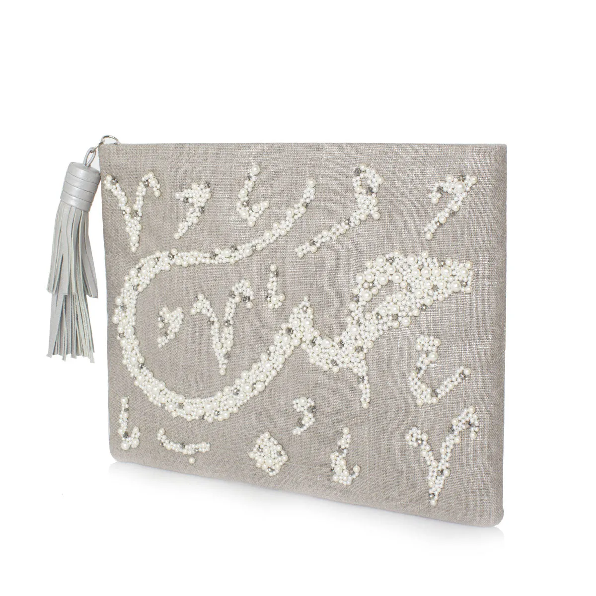 HOBB LOULOU SILVER POUCH