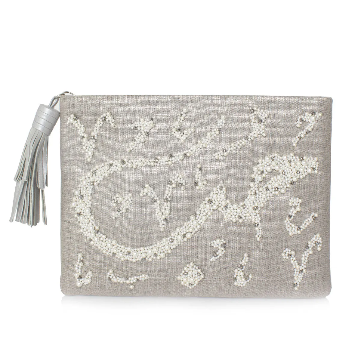 HOBB LOULOU SILVER POUCH