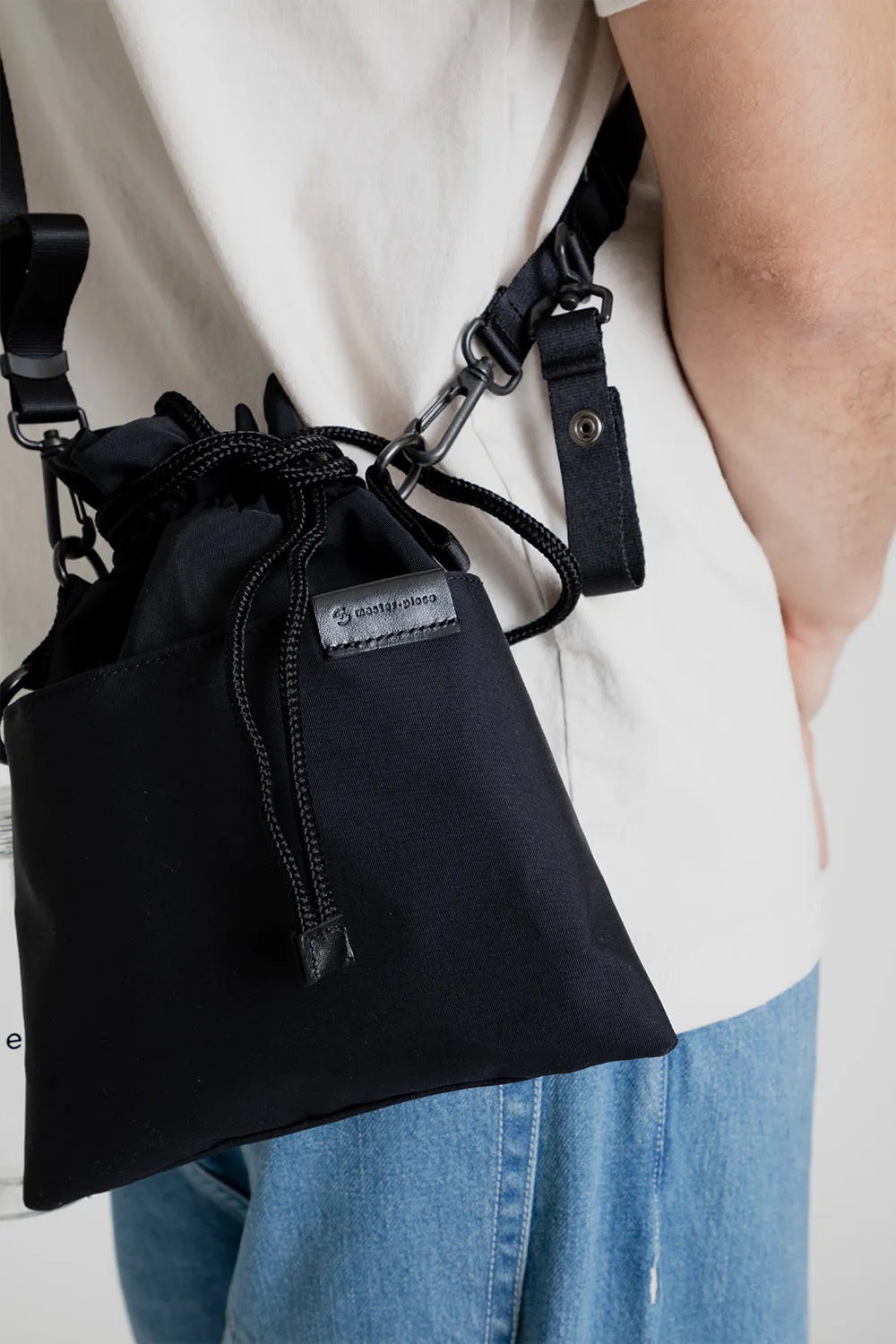 Kinto x Master-Piece Sa-Hou Big Shoulder Bag - Black