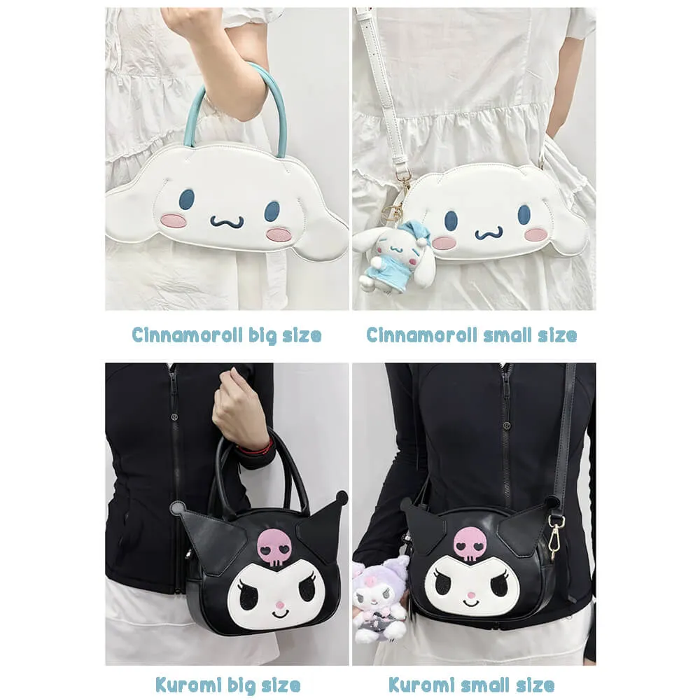 Kuromi PU Embroidery Face Bag