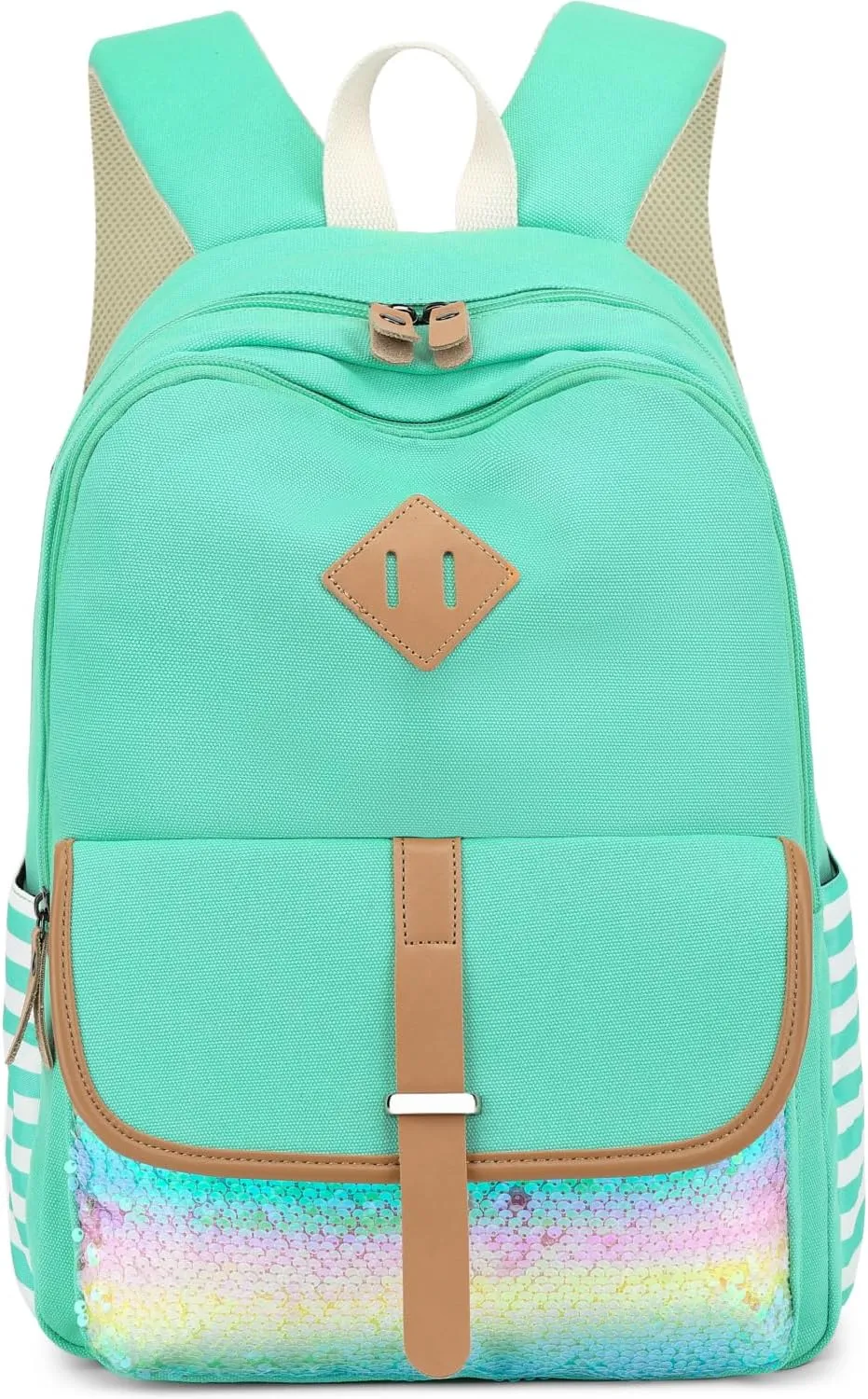 Leaper Canvas School Backpack for Girls Laptop Bag Travel Bag Bookbag Daypack