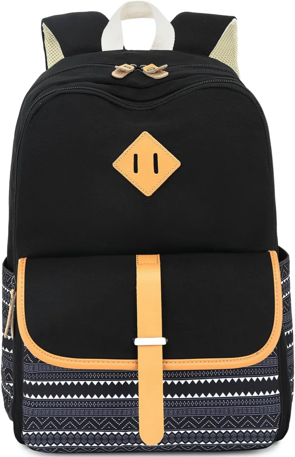 Leaper Canvas School Backpack for Girls Laptop Bag Travel Bag Bookbag Daypack