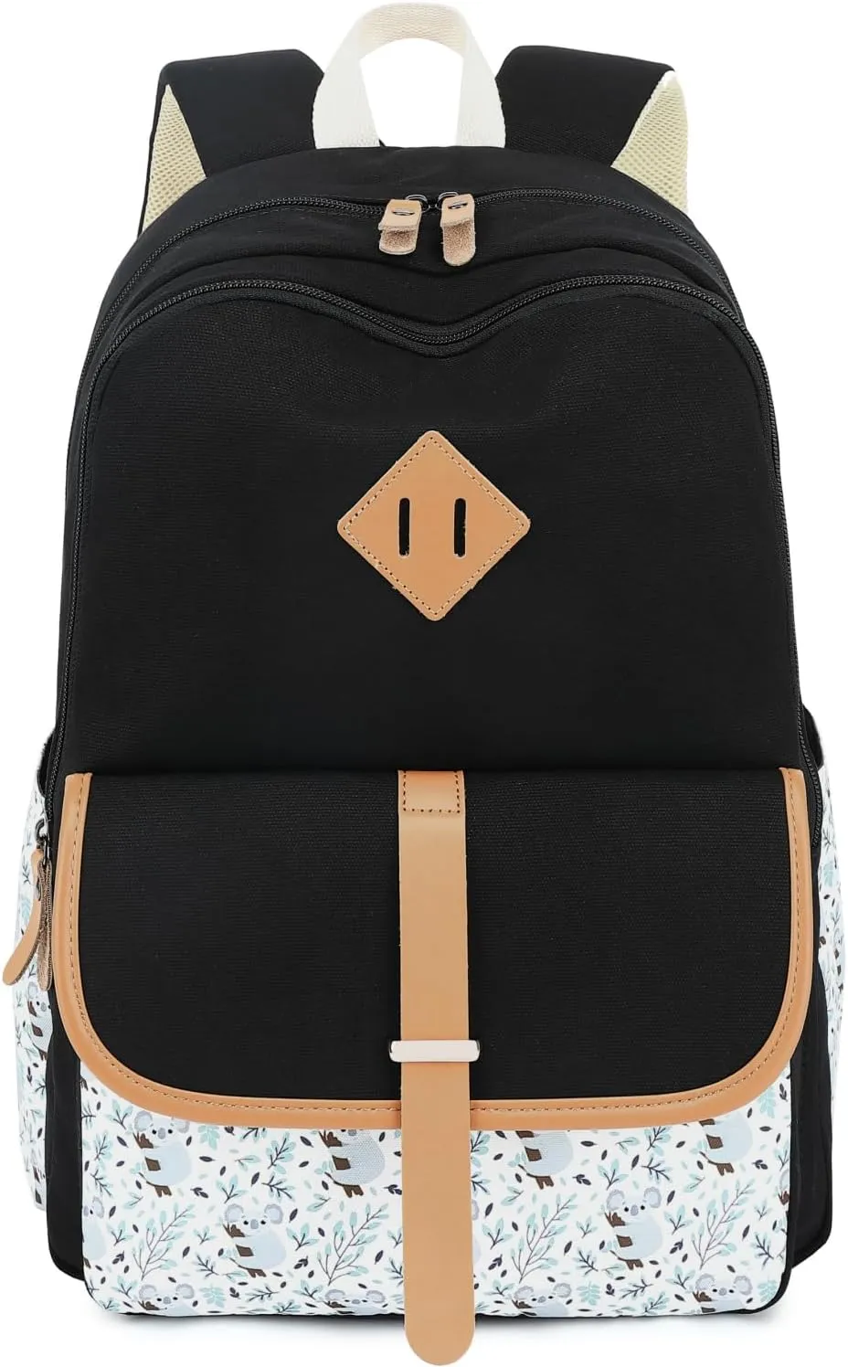 Leaper Canvas School Backpack for Girls Laptop Bag Travel Bag Bookbag Daypack