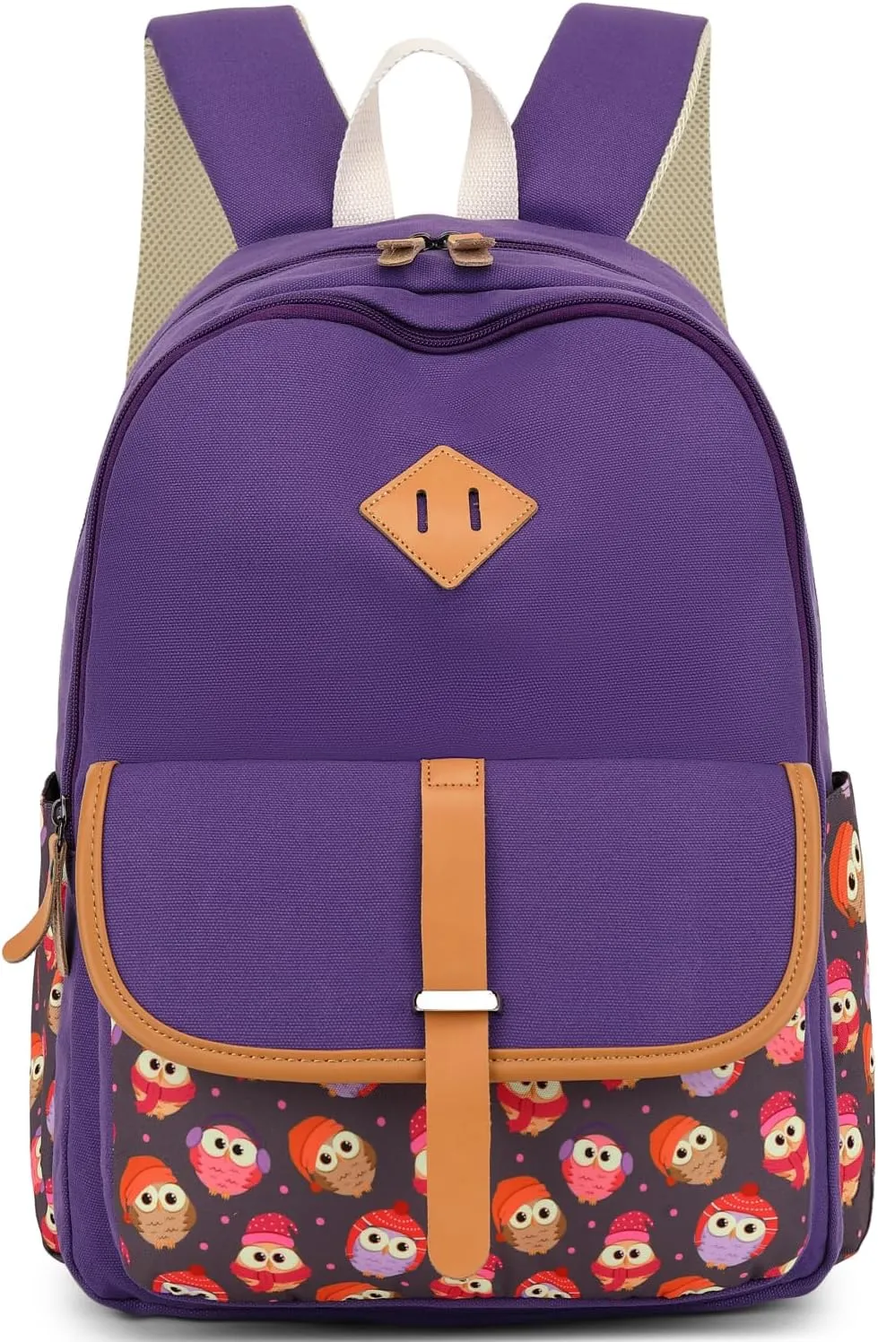 Leaper Canvas School Backpack for Girls Laptop Bag Travel Bag Bookbag Daypack