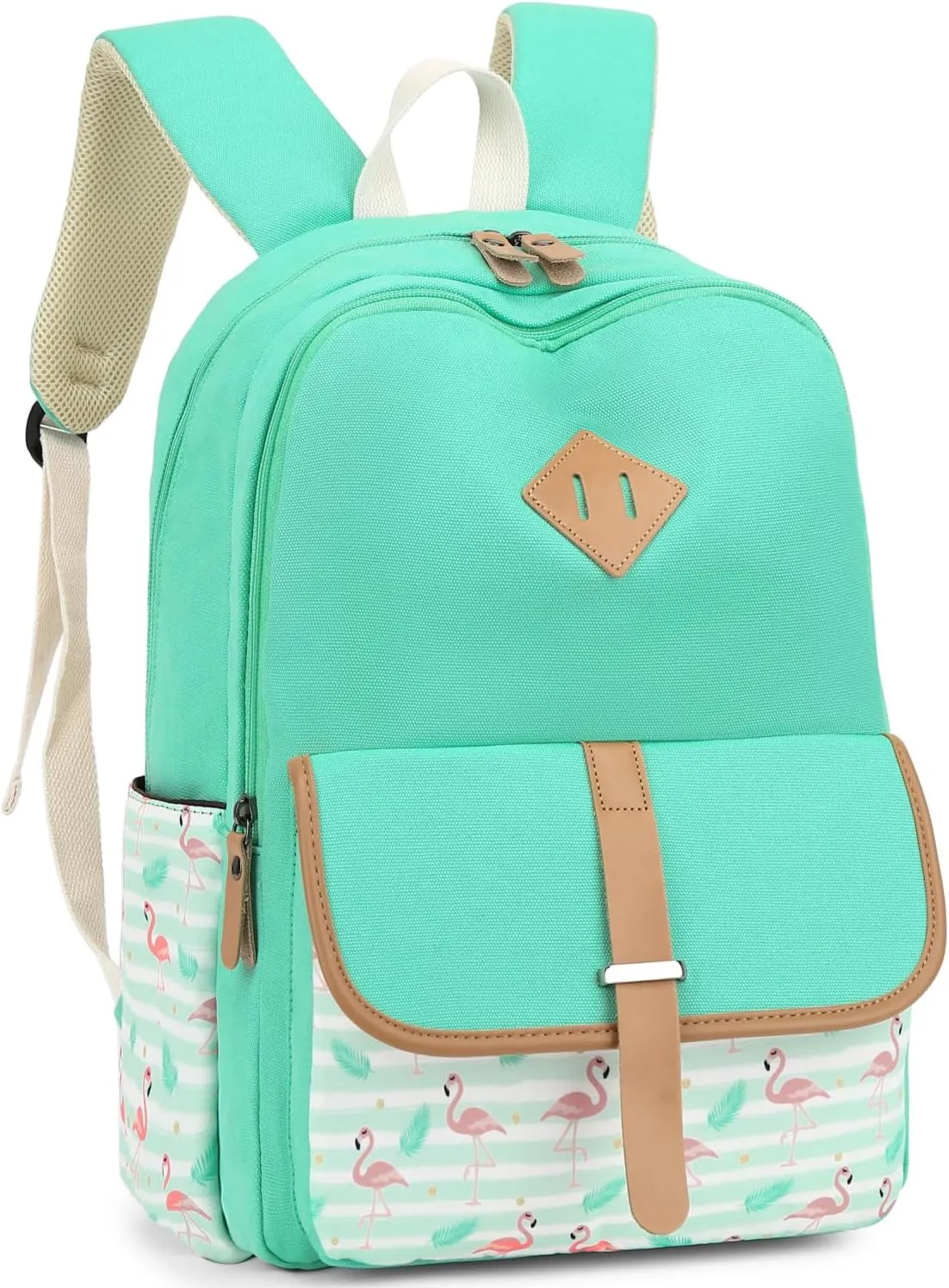 Leaper Canvas School Backpack for Girls Laptop Bag Travel Bag Bookbag Daypack