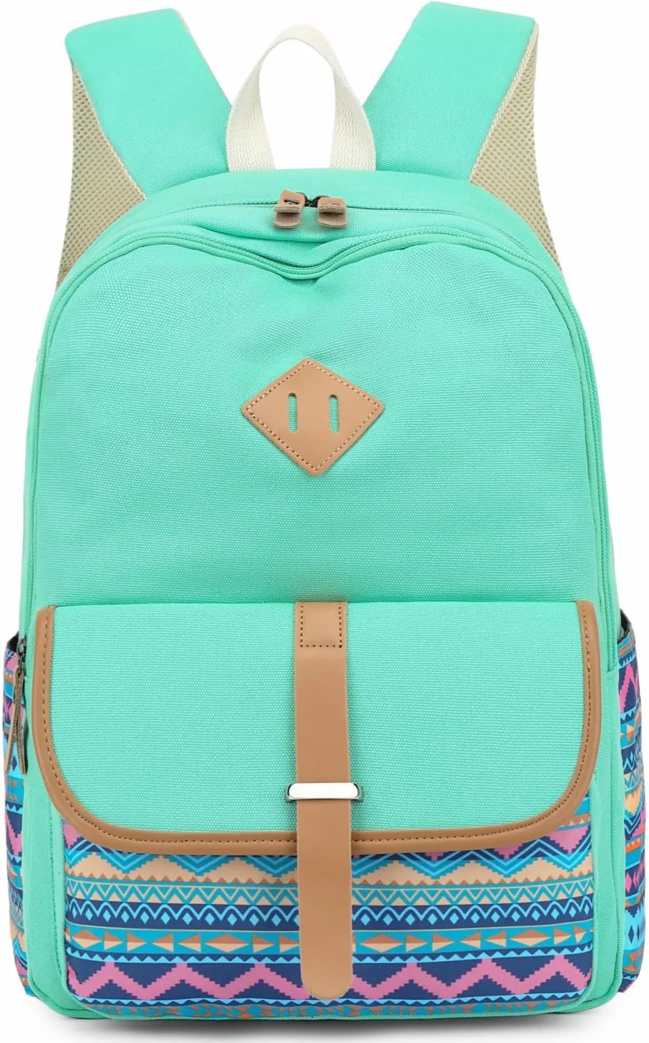Leaper Canvas School Backpack for Girls Laptop Bag Travel Bag Bookbag Daypack