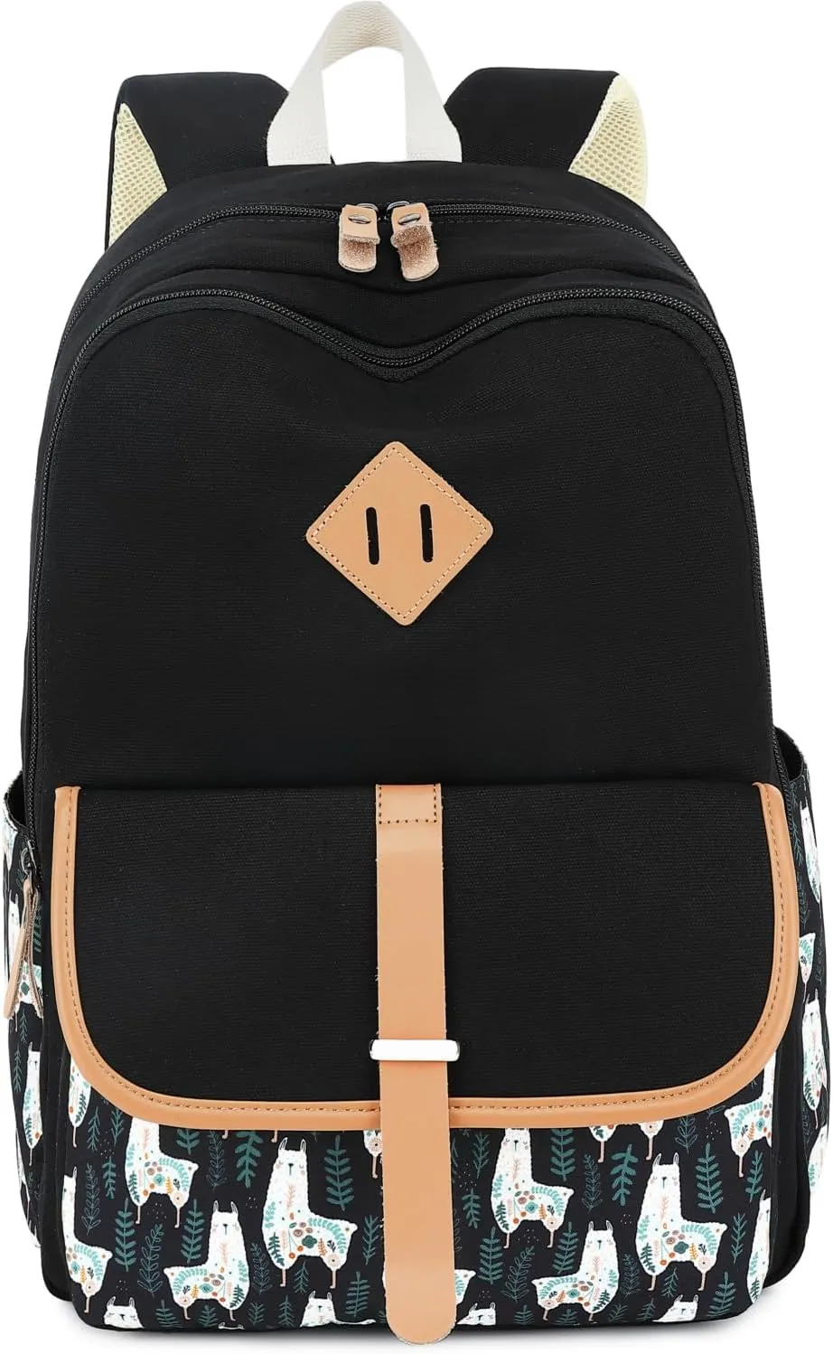Leaper Canvas School Backpack for Girls Laptop Bag Travel Bag Bookbag Daypack
