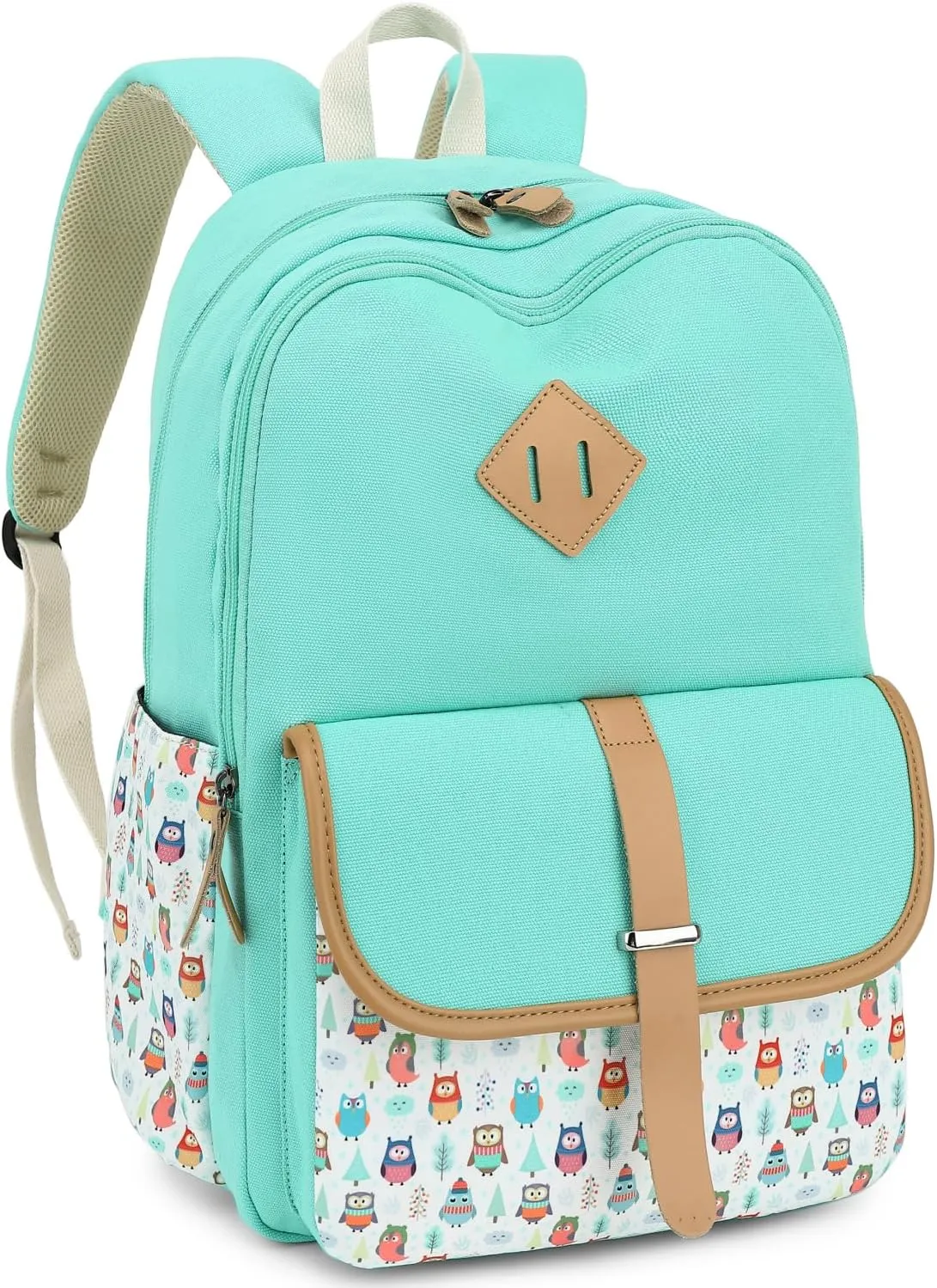 Leaper Canvas School Backpack for Girls Laptop Bag Travel Bag Bookbag Daypack