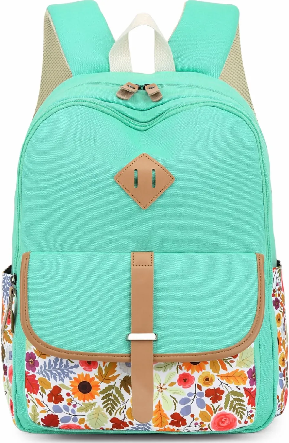 Leaper Canvas School Backpack for Girls Laptop Bag Travel Bag Bookbag Daypack