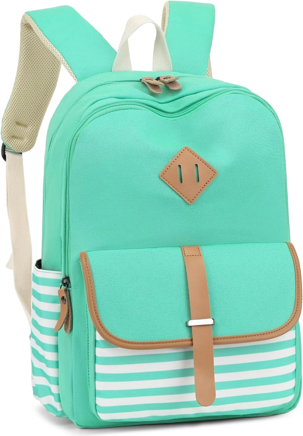 Leaper Canvas School Backpack for Girls Laptop Bag Travel Bag Bookbag Daypack