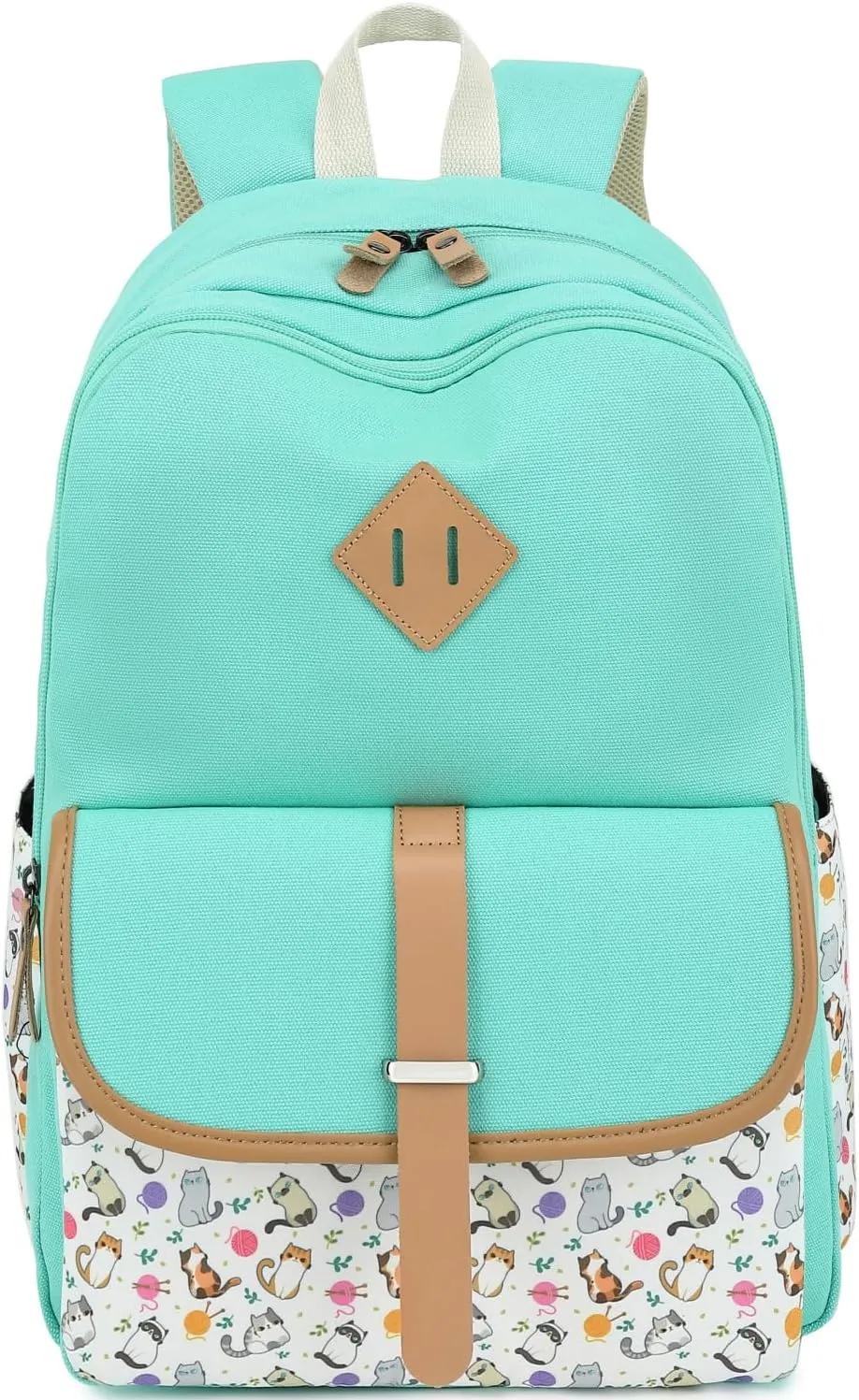 Leaper Canvas School Backpack for Girls Laptop Bag Travel Bag Bookbag Daypack