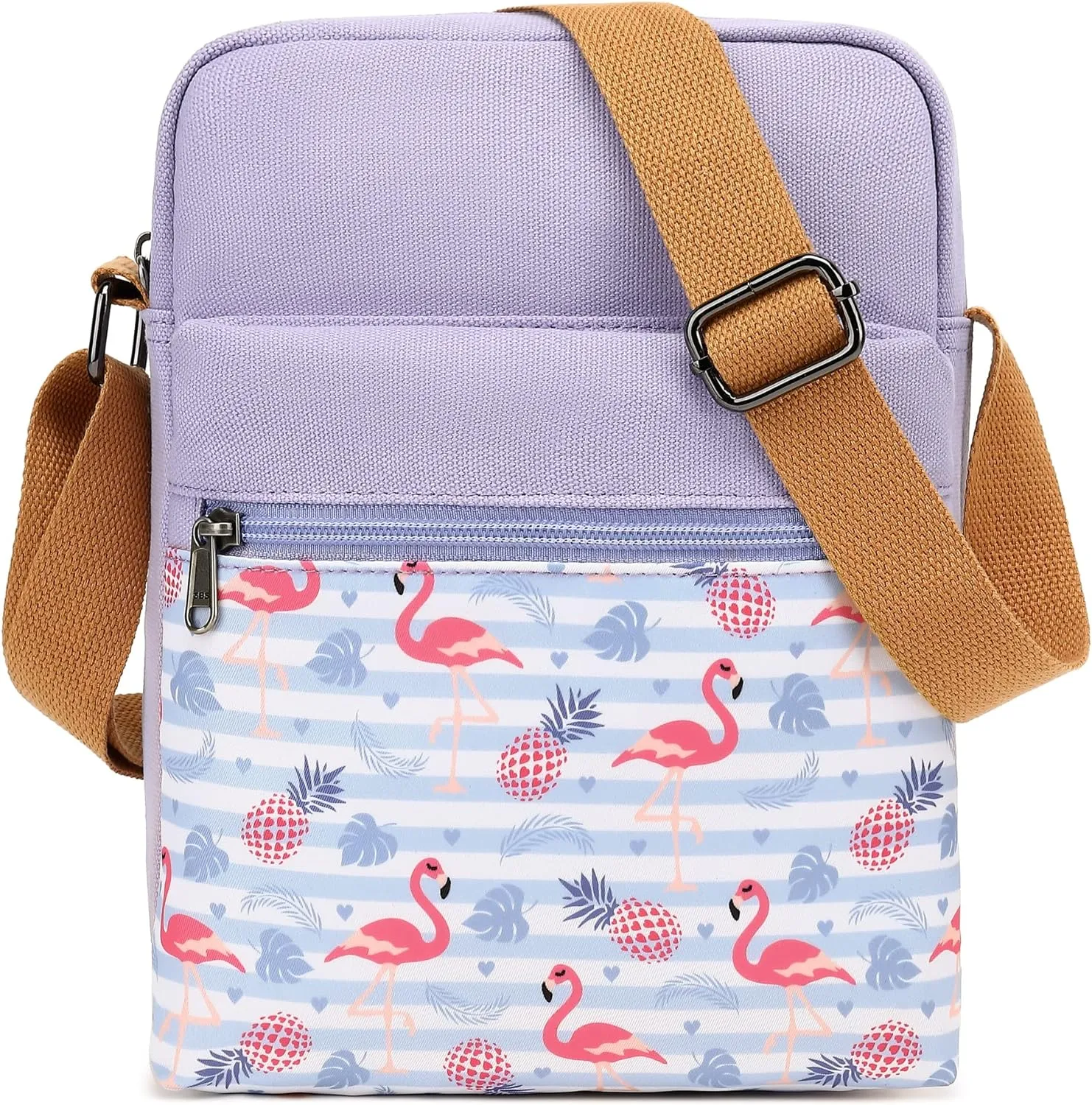 Leaper Girls Crossbody Purses for Kids 2 PCS Cross Body Bag Women Messenger Bag Girls Canvas Bag Cross Body Purse Set