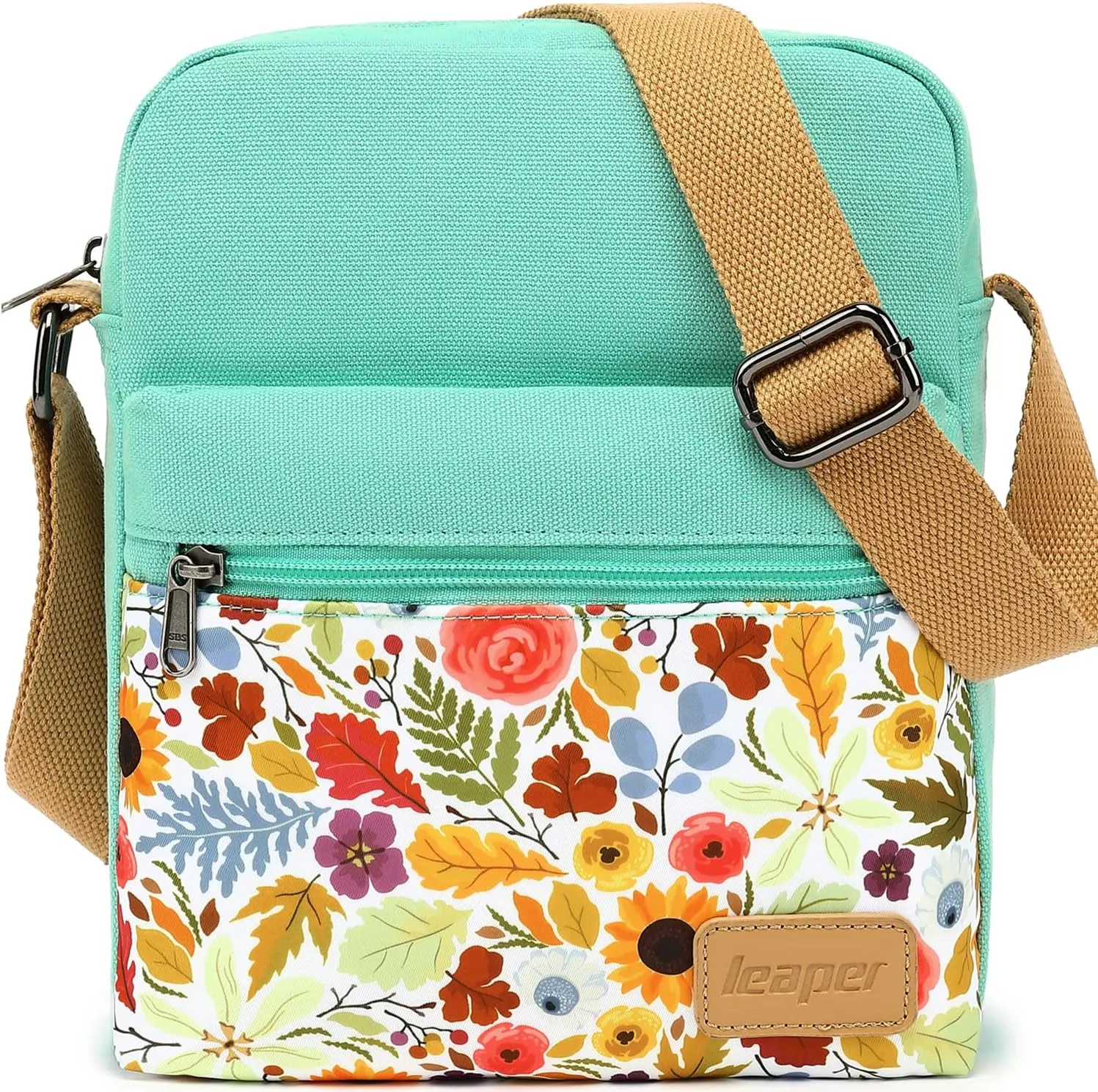 Leaper Girls Crossbody Purses for Kids 2 PCS Cross Body Bag Women Messenger Bag Girls Canvas Bag Cross Body Purse Set