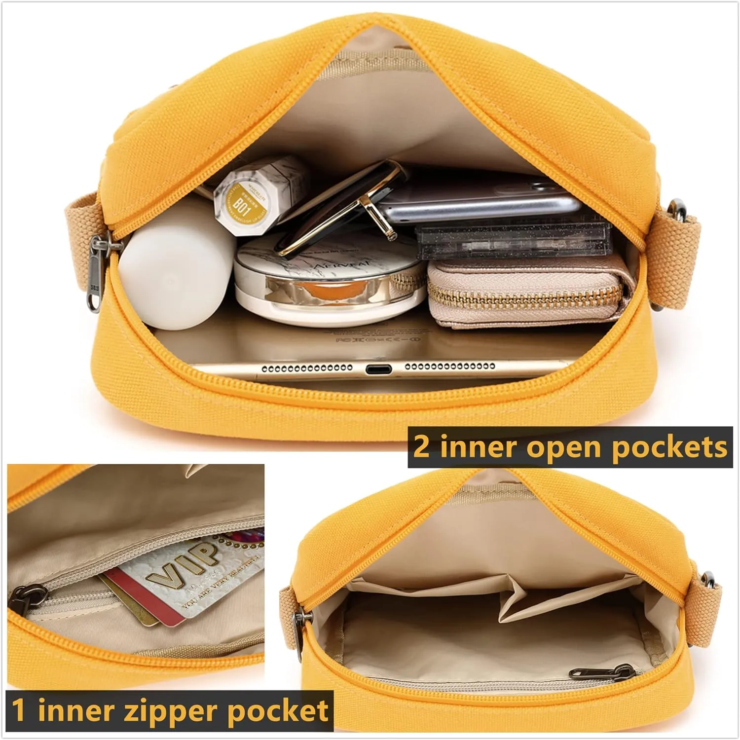 Leaper Girls Crossbody Purses for Kids 2 PCS Cross Body Bag Women Messenger Bag Girls Canvas Bag Cross Body Purse Set