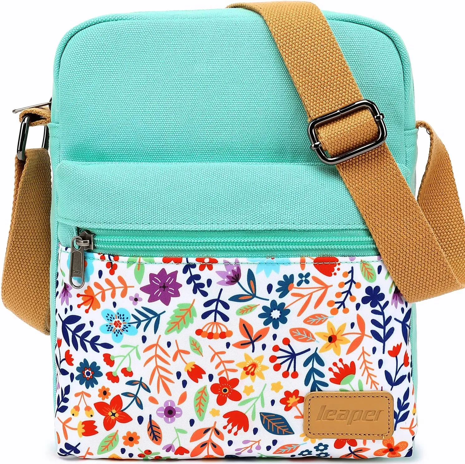 Leaper Girls Crossbody Purses for Kids 2 PCS Cross Body Bag Women Messenger Bag Girls Canvas Bag Cross Body Purse Set