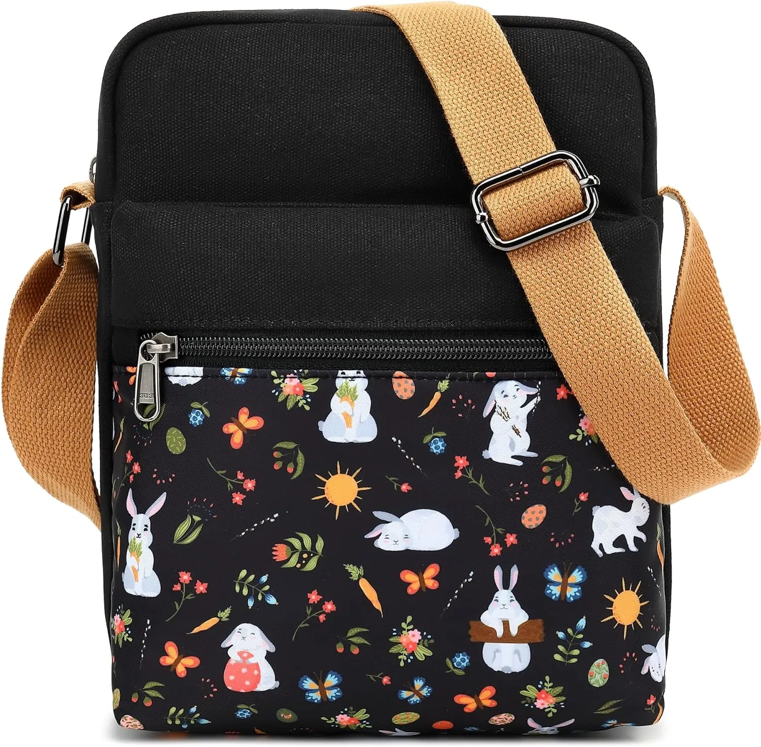 Leaper Girls Crossbody Purses for Kids 2 PCS Cross Body Bag Women Messenger Bag Girls Canvas Bag Cross Body Purse Set