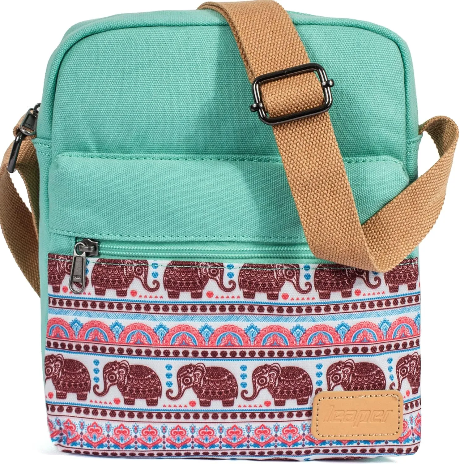 Leaper Girls Crossbody Purses for Kids 2 PCS Cross Body Bag Women Messenger Bag Girls Canvas Bag Cross Body Purse Set