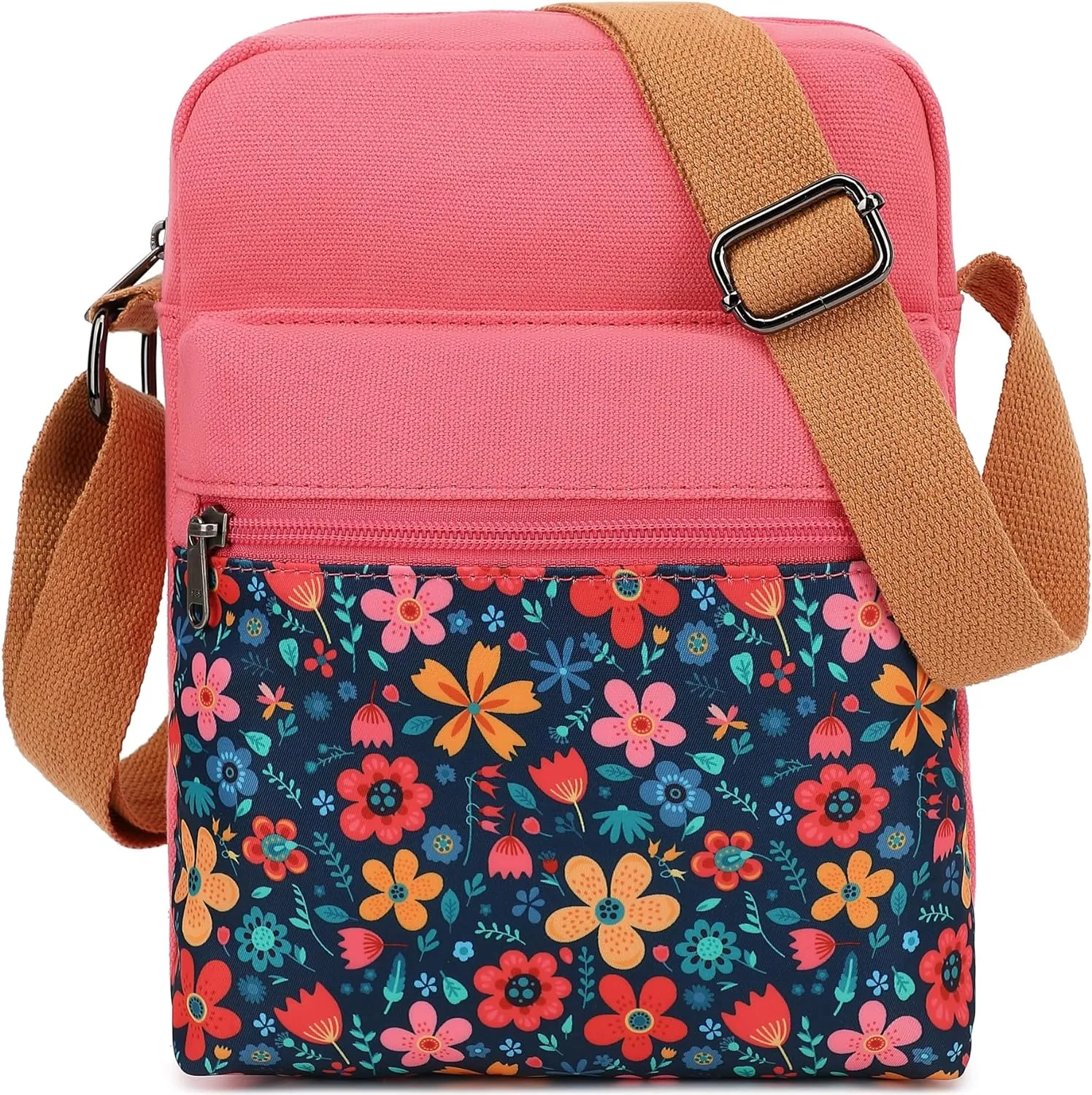 Leaper Girls Crossbody Purses for Kids 2 PCS Cross Body Bag Women Messenger Bag Girls Canvas Bag Cross Body Purse Set