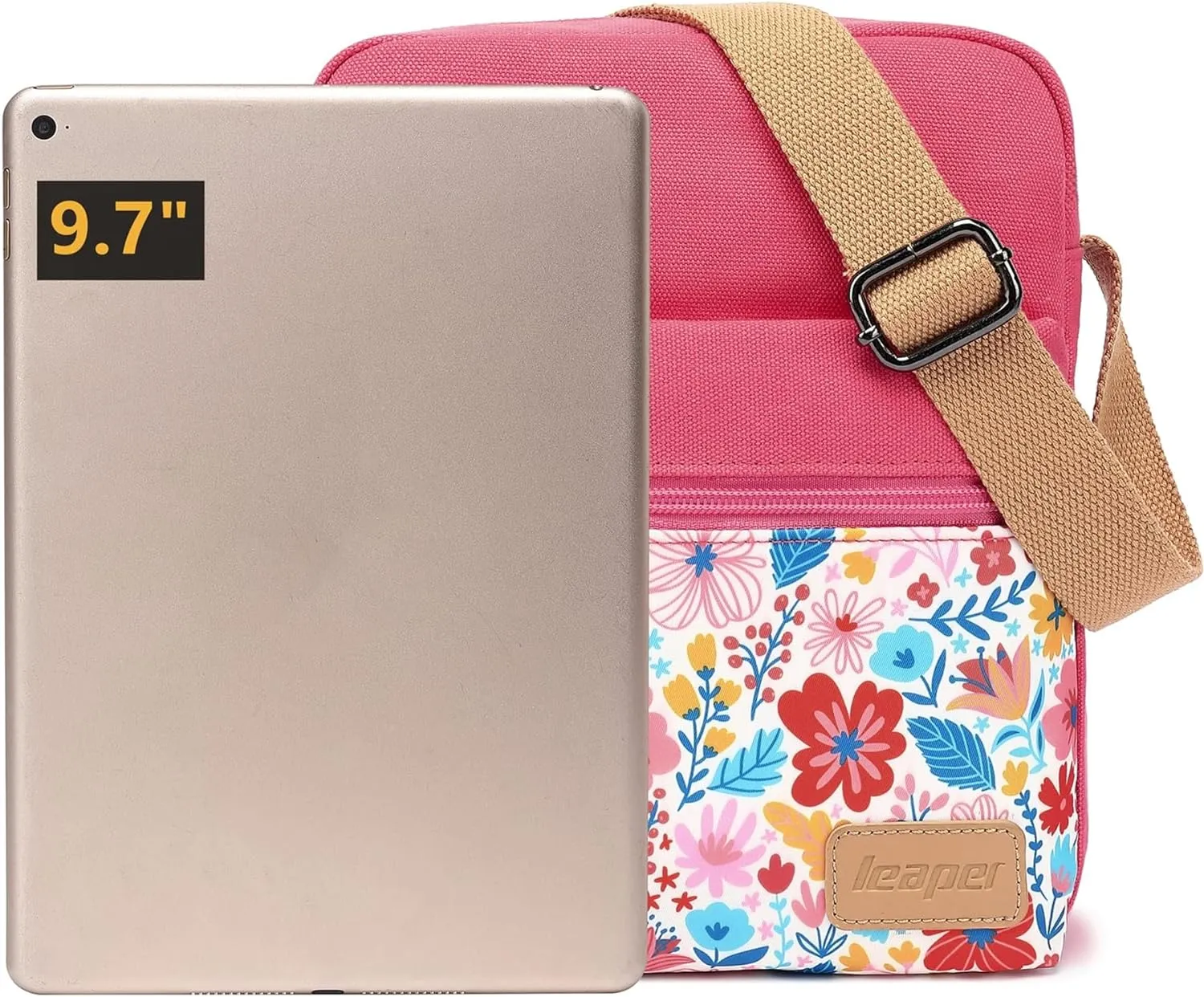 Leaper Girls Crossbody Purses for Kids 2 PCS Cross Body Bag Women Messenger Bag Girls Canvas Bag Cross Body Purse Set