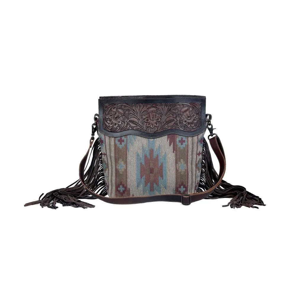 Mercury Leather Western Crossbody Purse