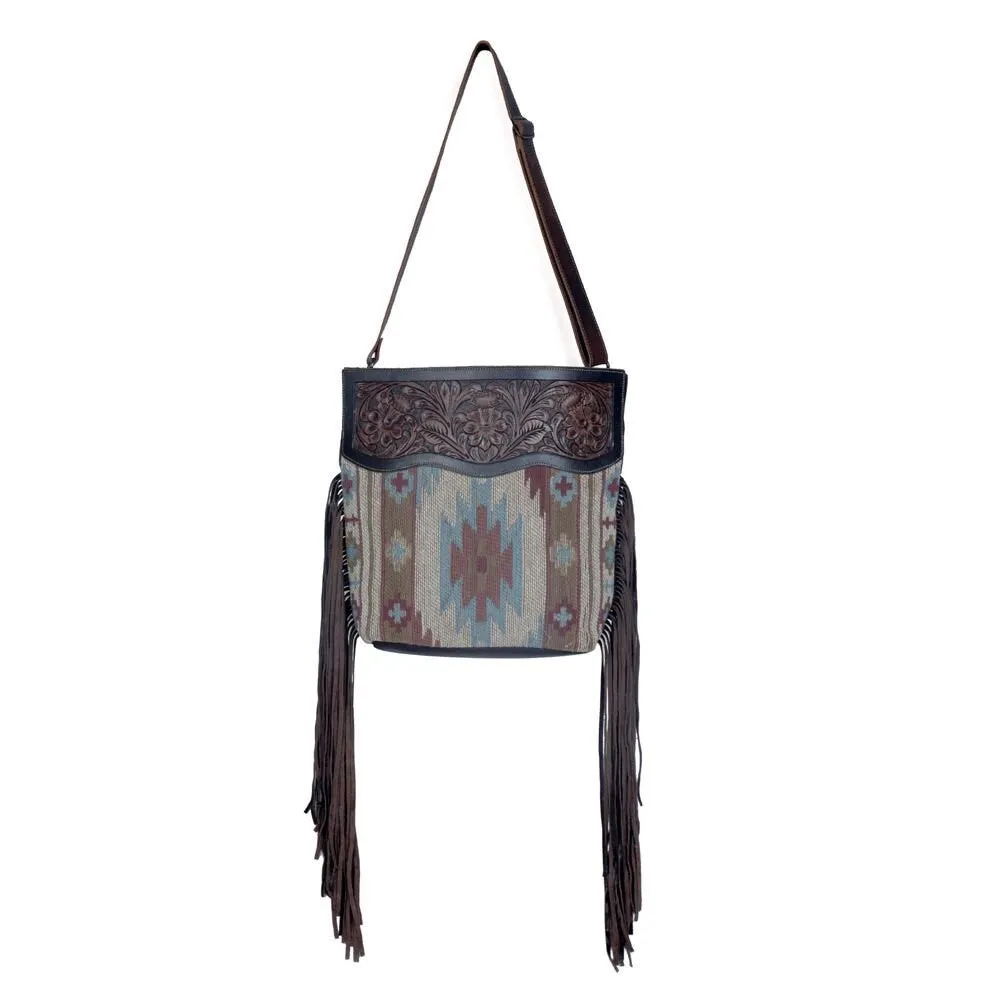 Mercury Leather Western Crossbody Purse