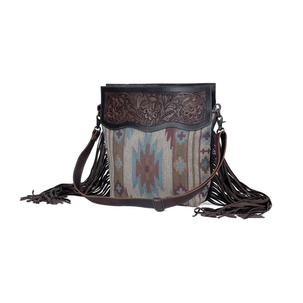 Mercury Leather Western Crossbody Purse