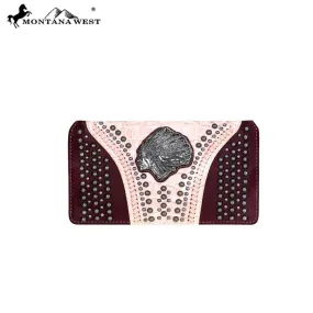 Montana West Concho Collection Secretary Style Wallet