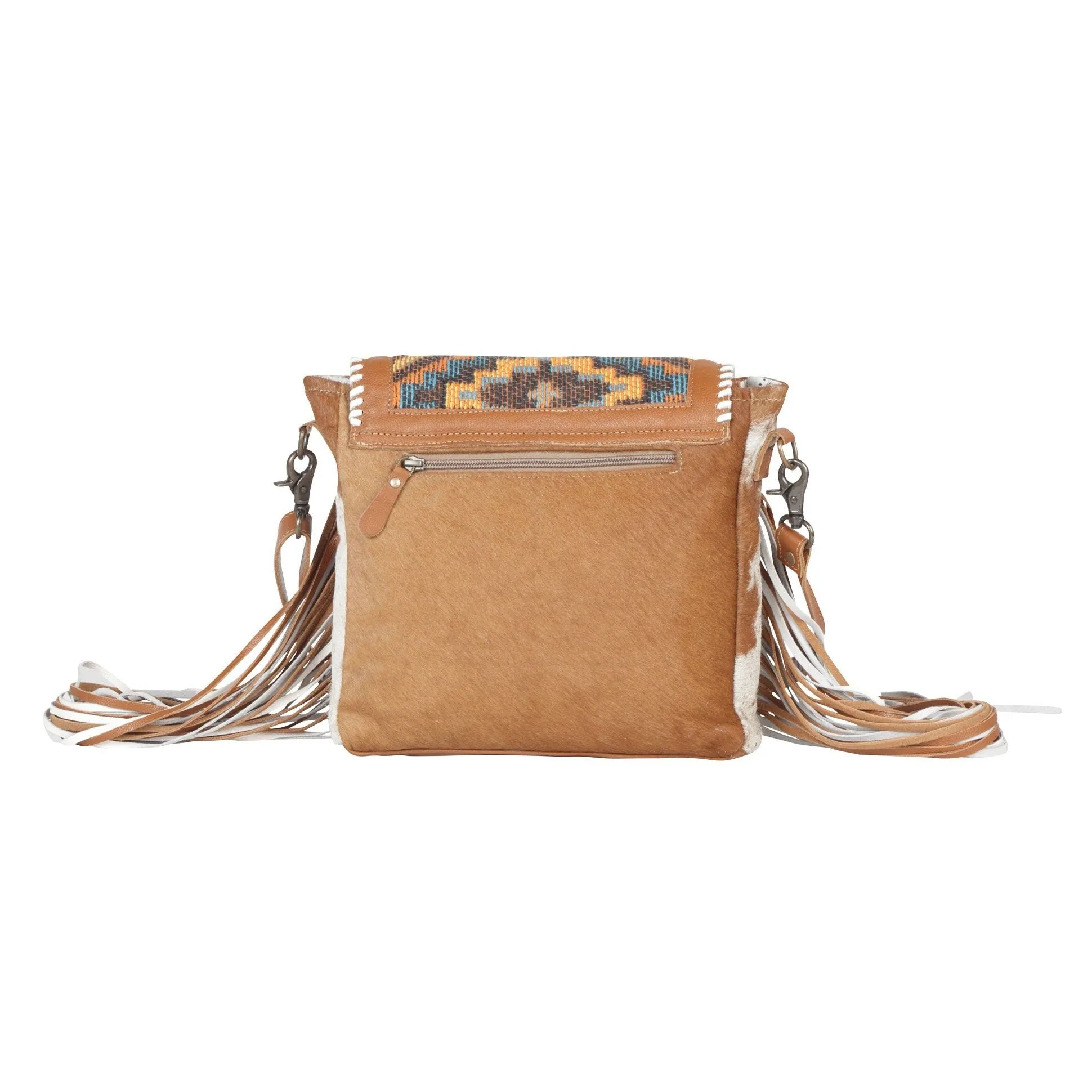 Myra Boho Chic Leather Western Purse