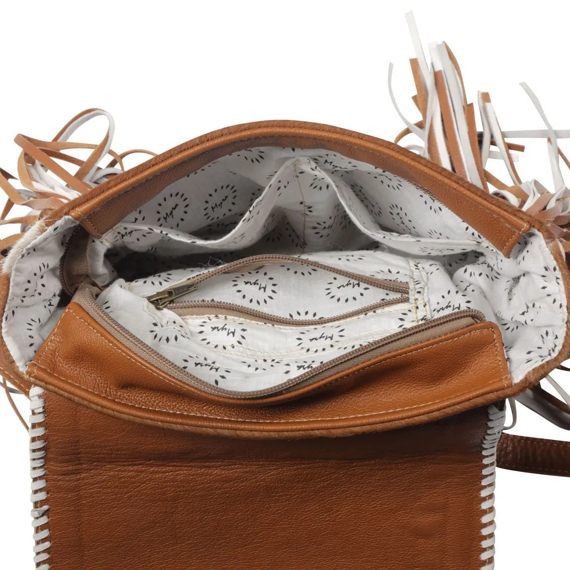 Myra Boho Chic Leather Western Purse
