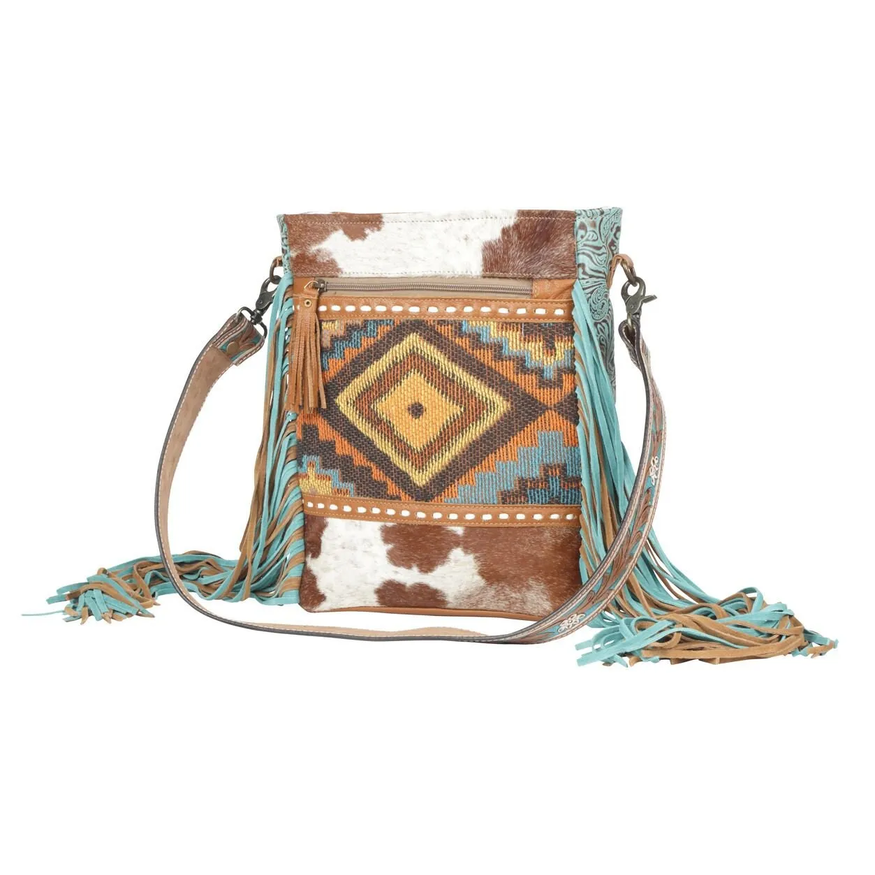 Myra Connector Leather Western Purse