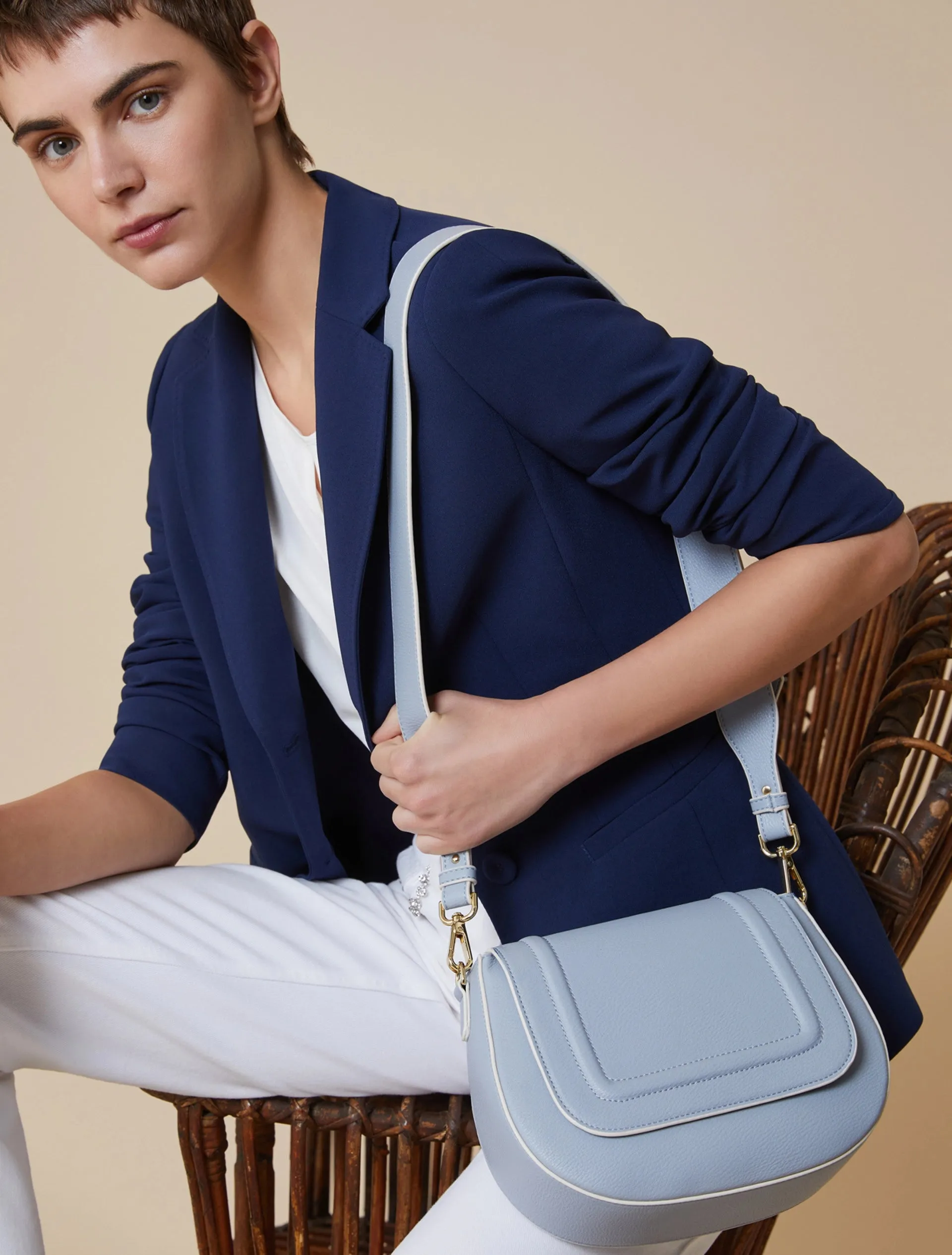 Penny Black Marzo Vegan Leather Crossbody Saddle Bag