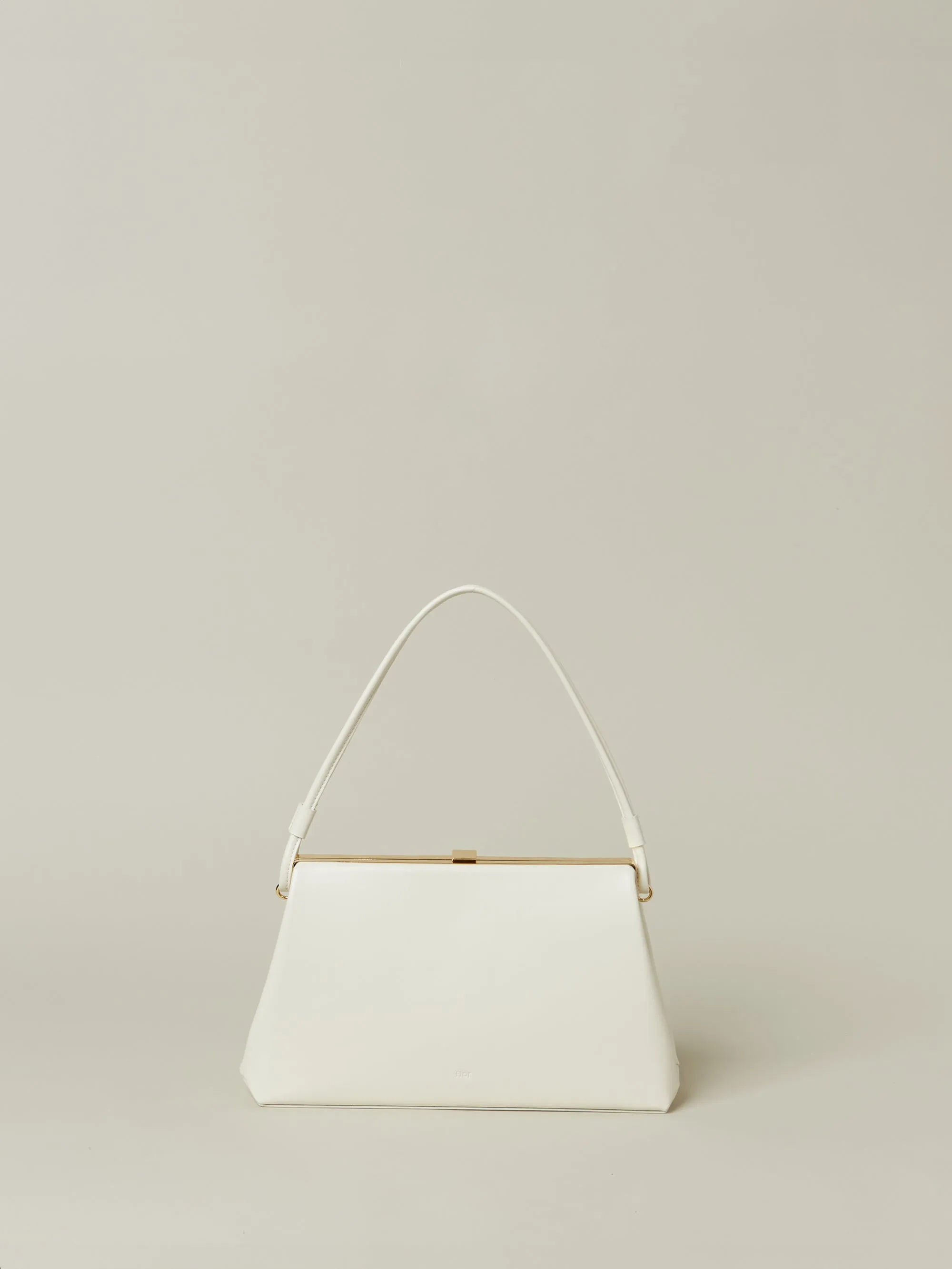 Sage Frame Bag Ivory_Gold Frame
