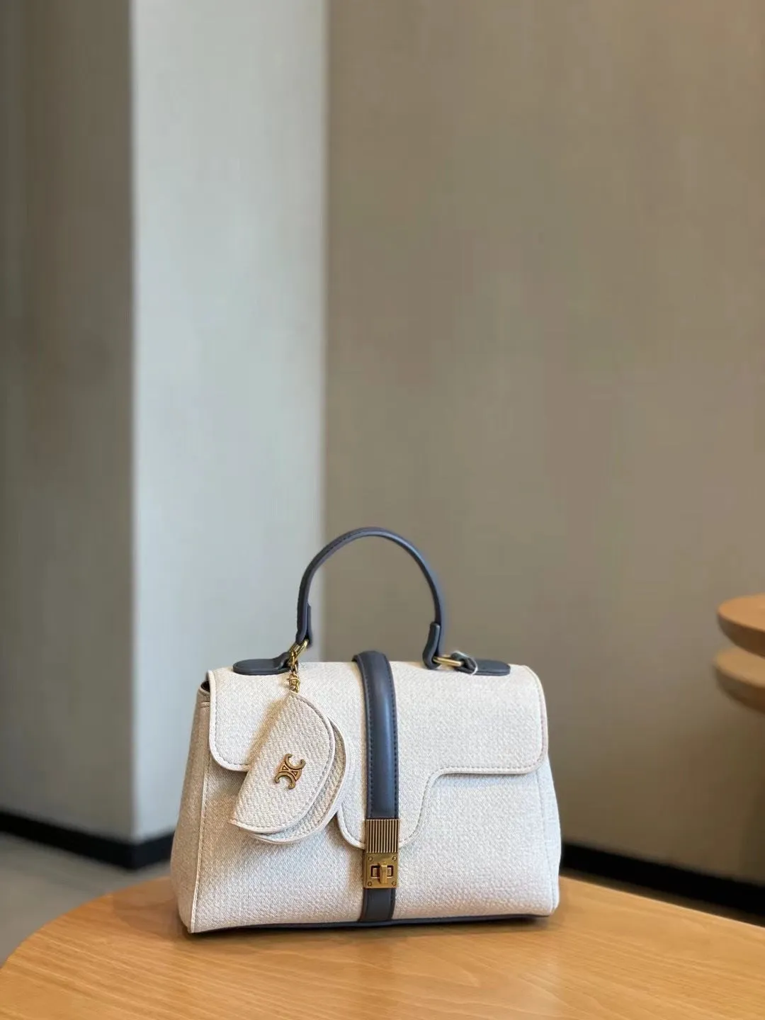 SEALBEER Hot trade New bag women's canvas pillow bag women's handbag color matching Boston bag shoulder messenger bag