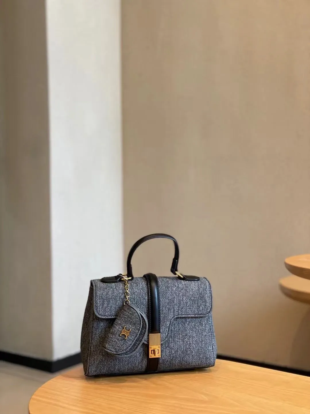 SEALBEER Hot trade New bag women's canvas pillow bag women's handbag color matching Boston bag shoulder messenger bag