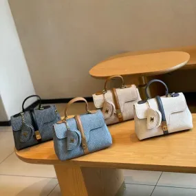 SEALBEER Hot trade New bag women's canvas pillow bag women's handbag color matching Boston bag shoulder messenger bag
