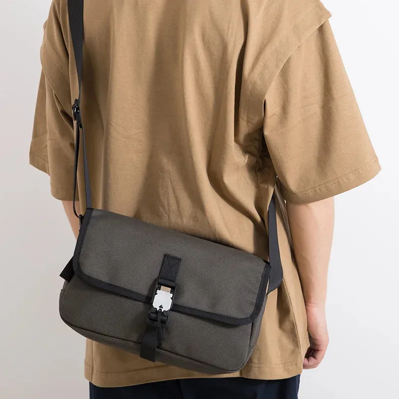 UAKISS  -  Japanese Zipper Waterproof Nylon Men‘s Bag Shoulder Square Man Bag Causal Urban Travel Sports Crossbody Men Messenger Bag Bags