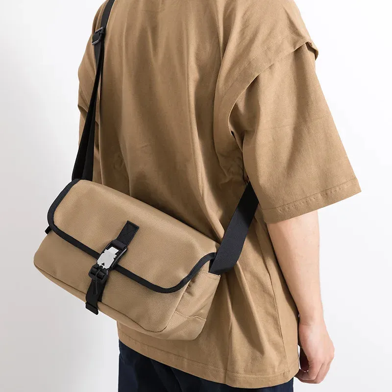 UAKISS  -  Japanese Zipper Waterproof Nylon Men‘s Bag Shoulder Square Man Bag Causal Urban Travel Sports Crossbody Men Messenger Bag Bags