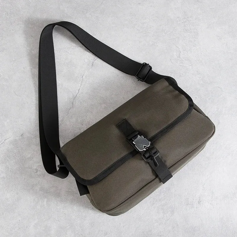 UAKISS  -  Japanese Zipper Waterproof Nylon Men‘s Bag Shoulder Square Man Bag Causal Urban Travel Sports Crossbody Men Messenger Bag Bags